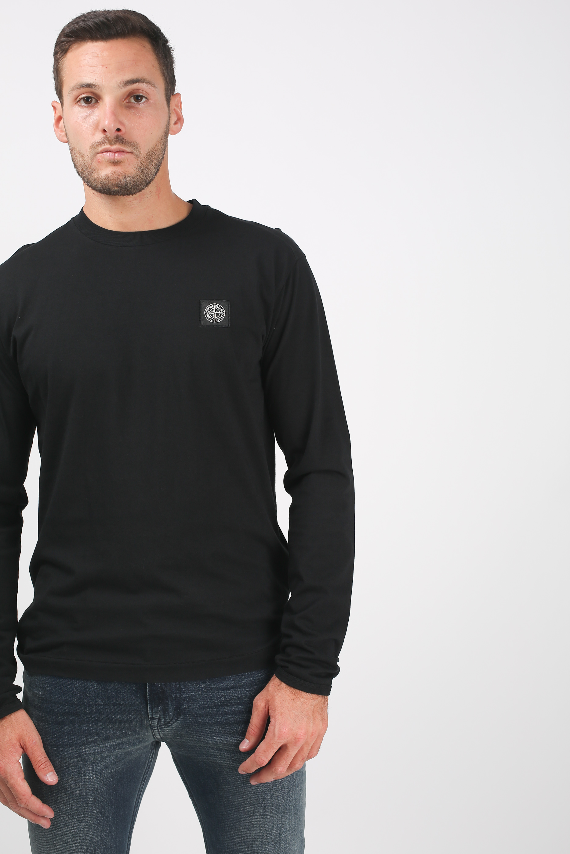 T-SHIRT STONE ISLAND NOIR 691524041-V0029