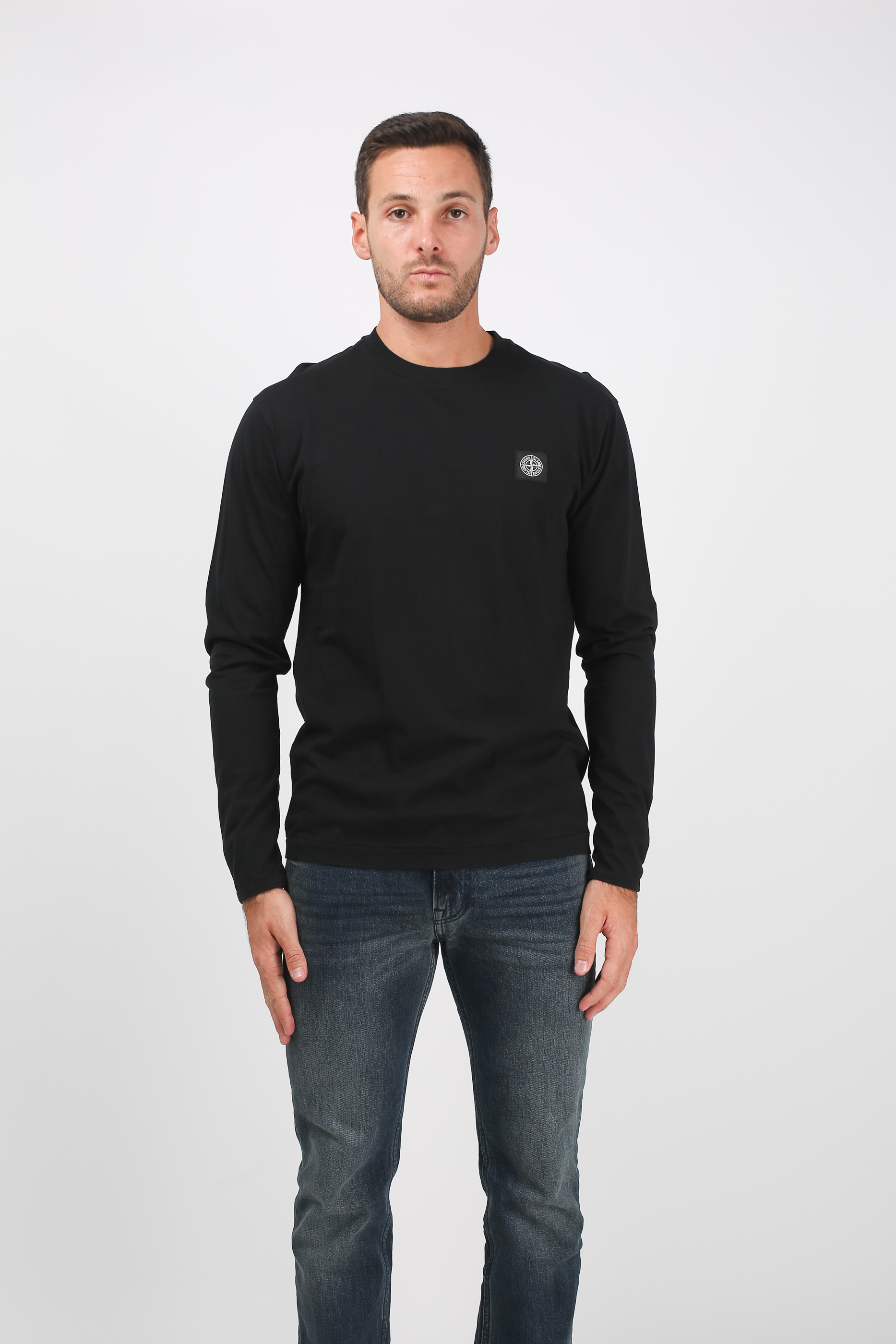 T-SHIRT STONE ISLAND NOIR 691524041-V0029