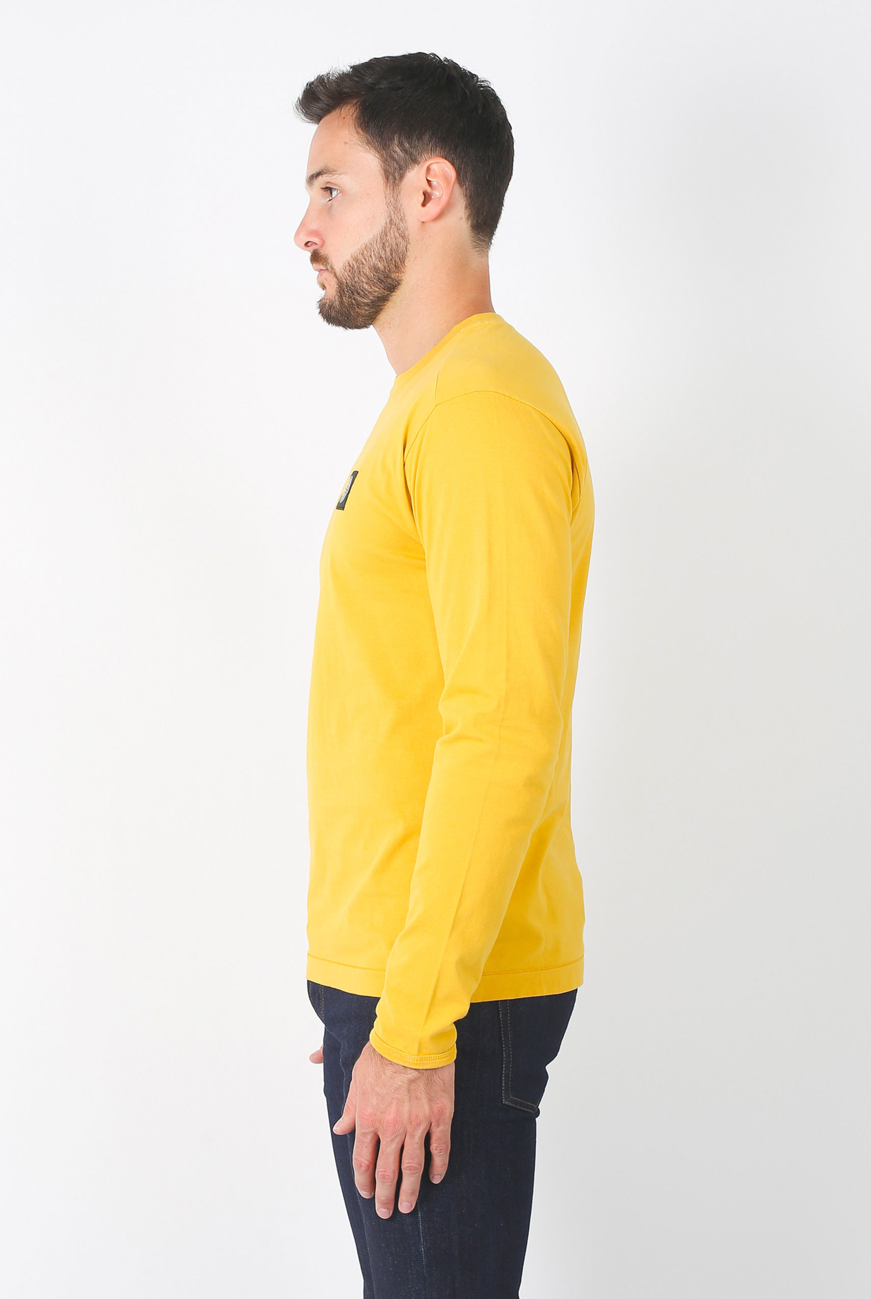 T-SHIRT STONE ISLAND MOUTARDE 691524041-V0034