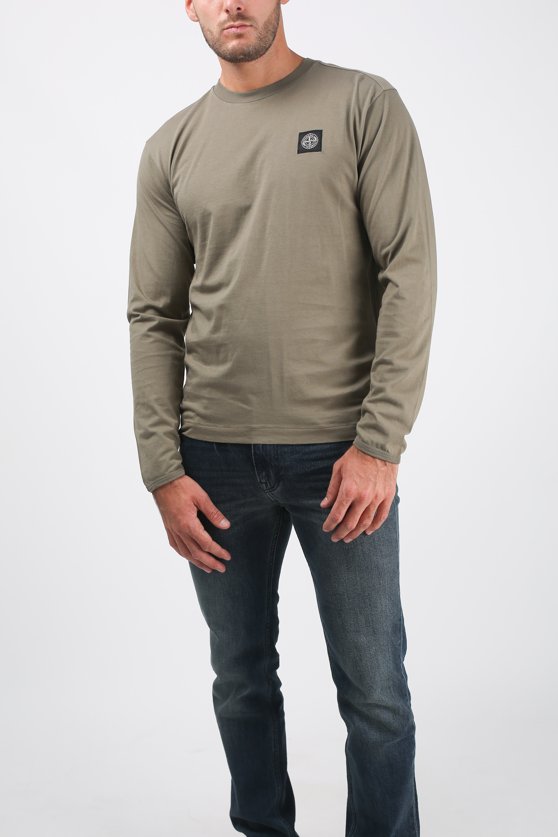 T-SHIRT STONE ISLAND VERT OLIVE 691524041-V0058