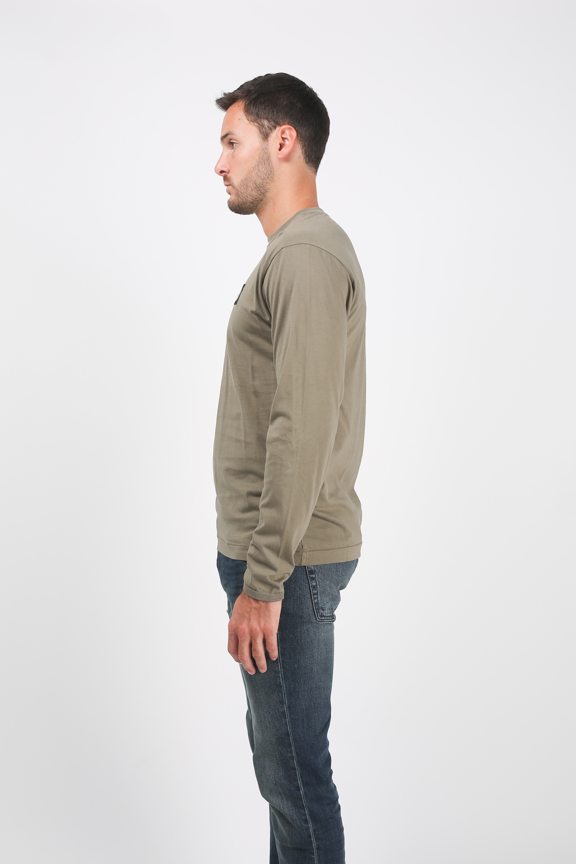 T-SHIRT STONE ISLAND VERT OLIVE 691524041-V0058