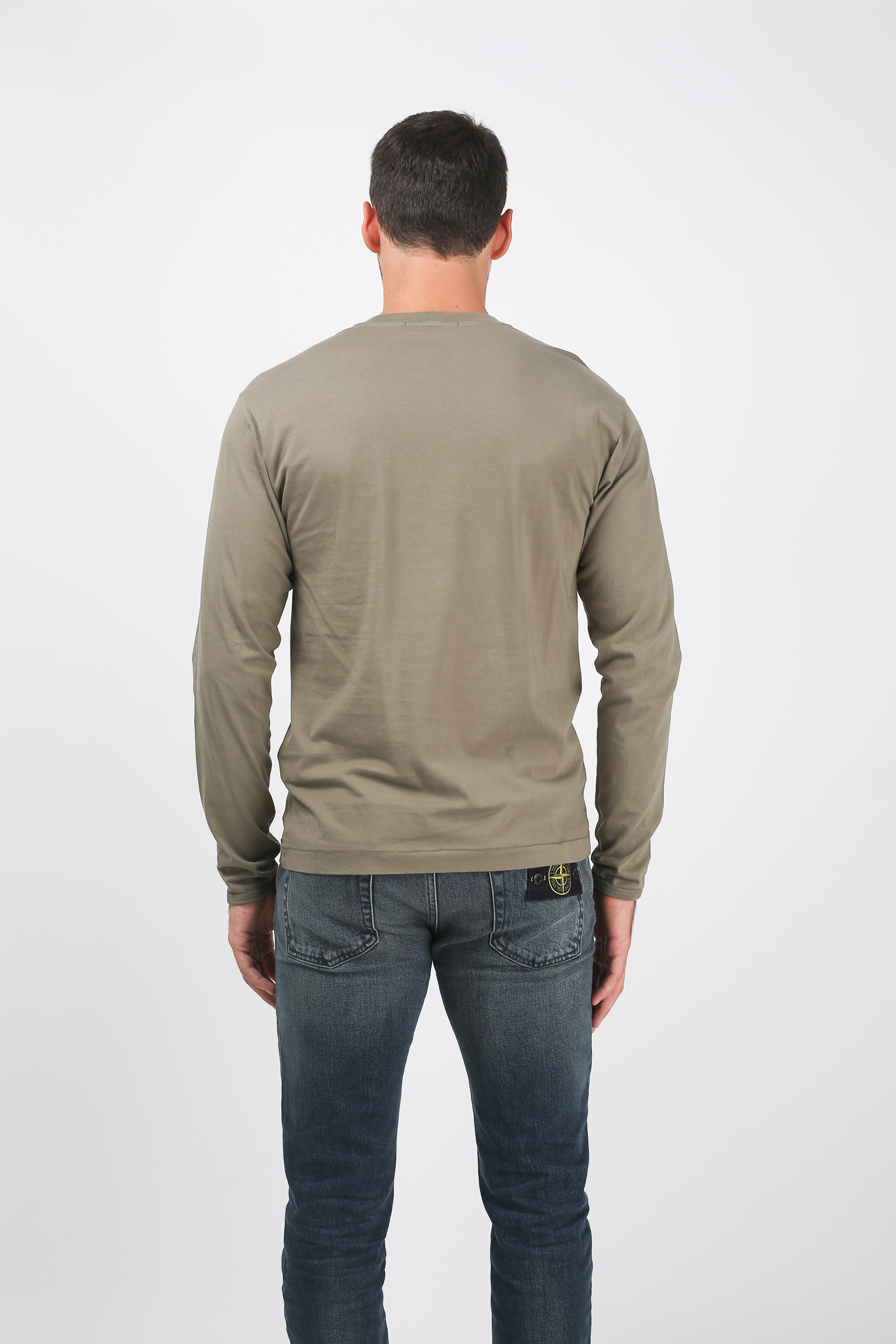 T-SHIRT STONE ISLAND VERT OLIVE 691524041-V0058