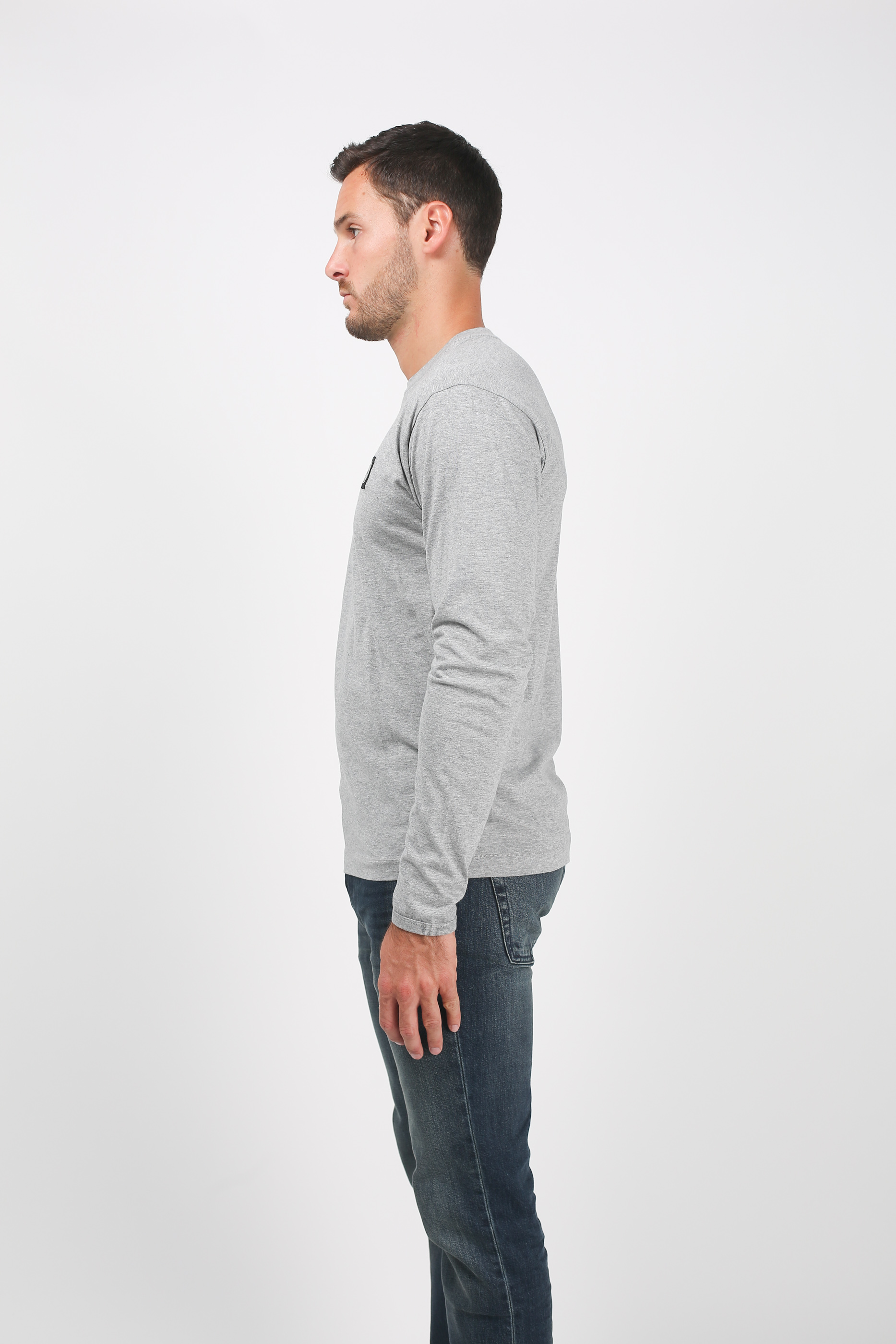 T-SHIRT STONE ISLAND GRIS 691524041-V1064