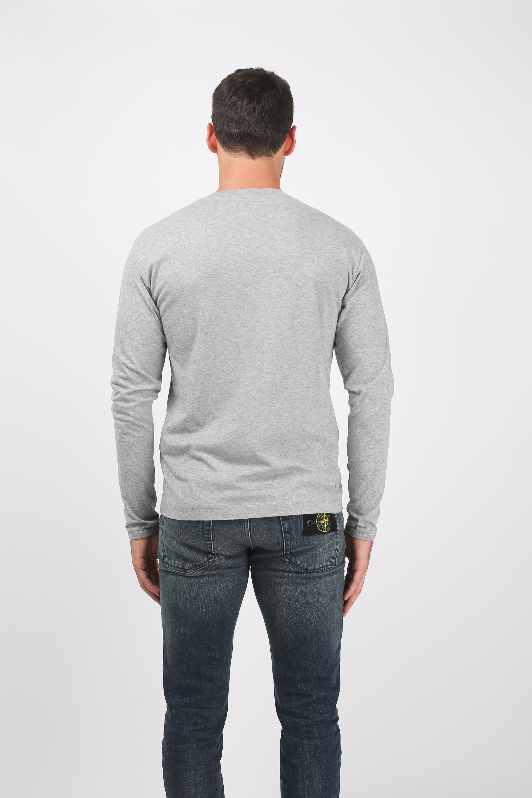 T-SHIRT STONE ISLAND GRIS 691524041-V1064