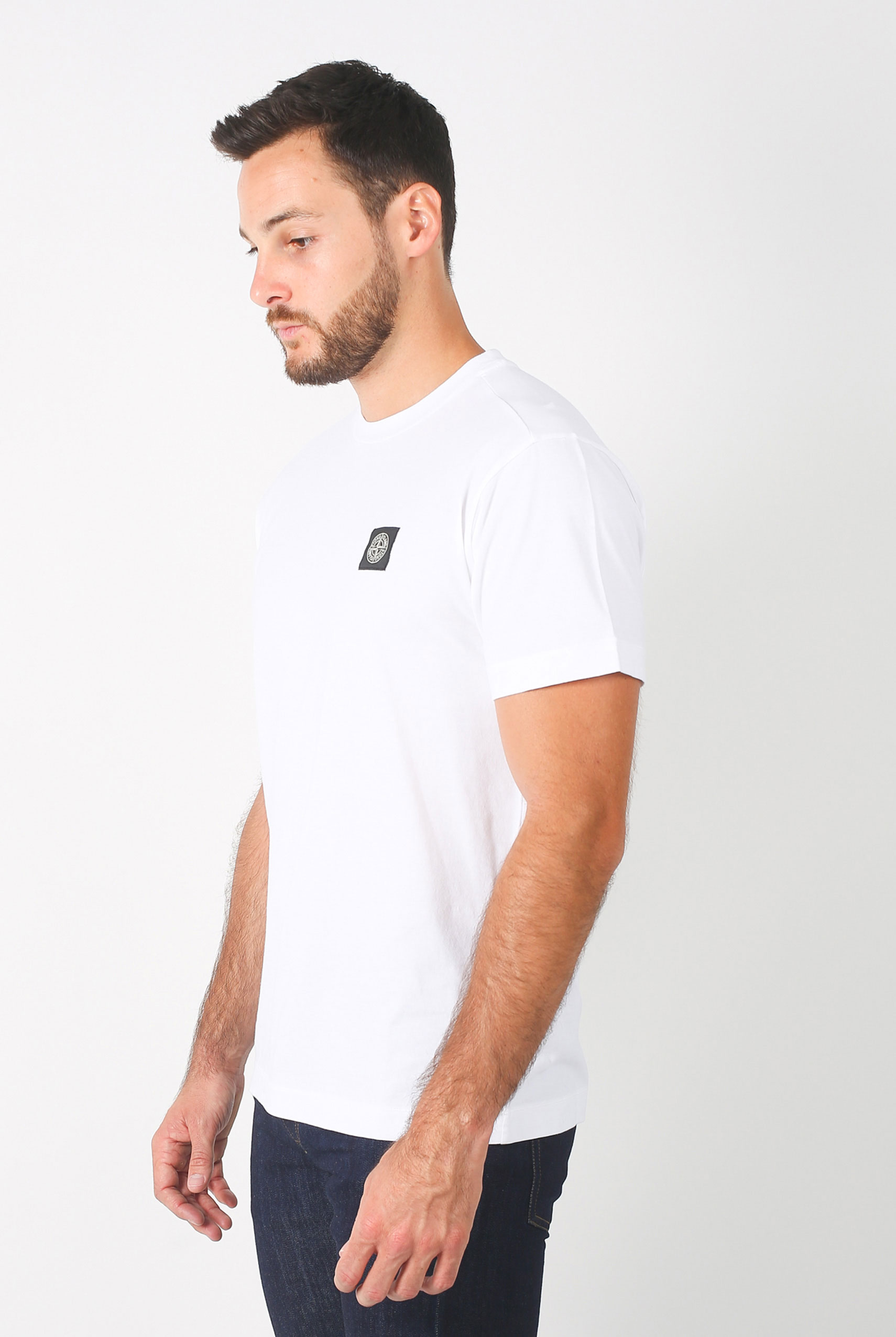 T-SHIRT STONE ISLAND BLANC 691524141-V0001