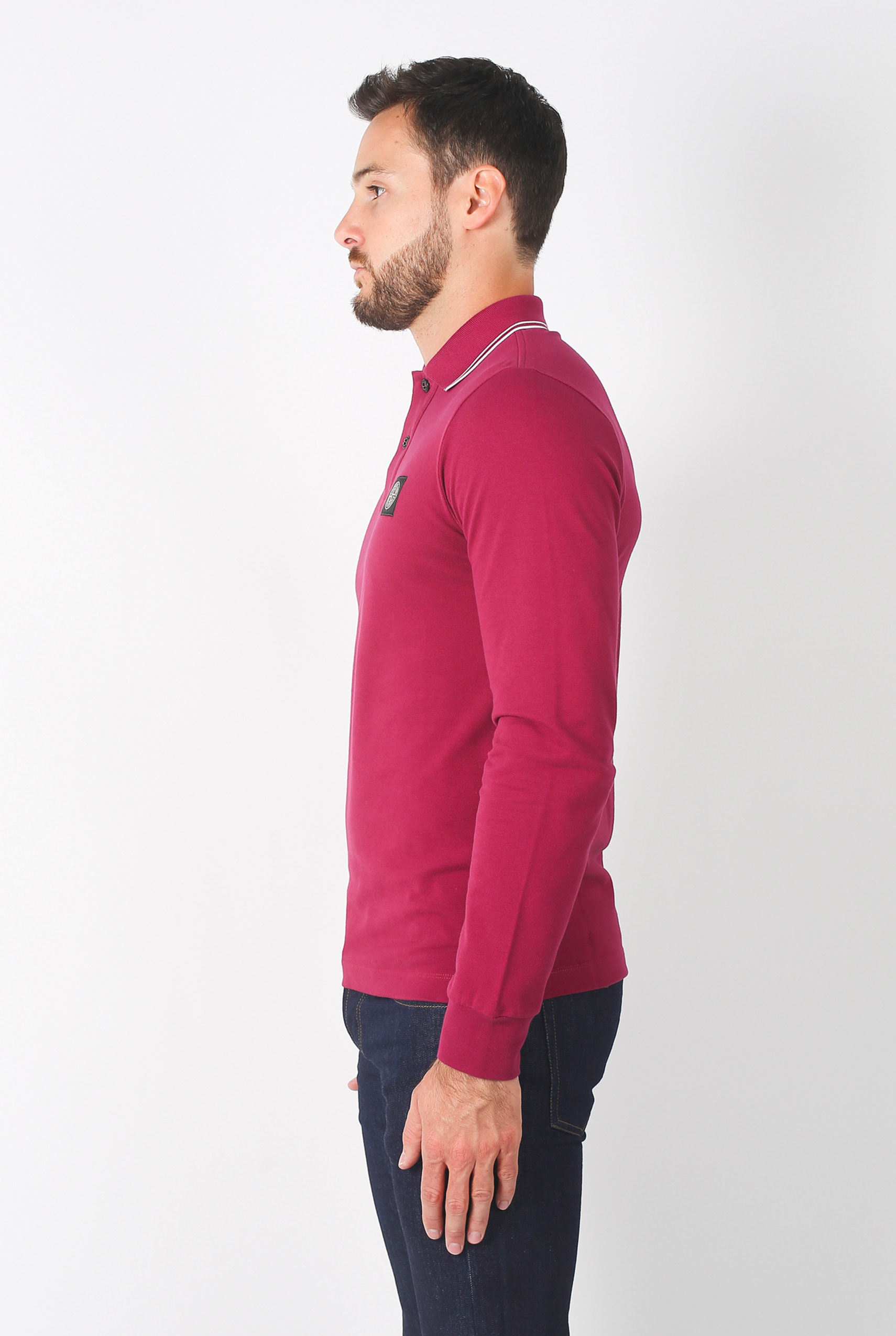 T-SHIRT STONE ISLAND GRENAT 691524141-V0014