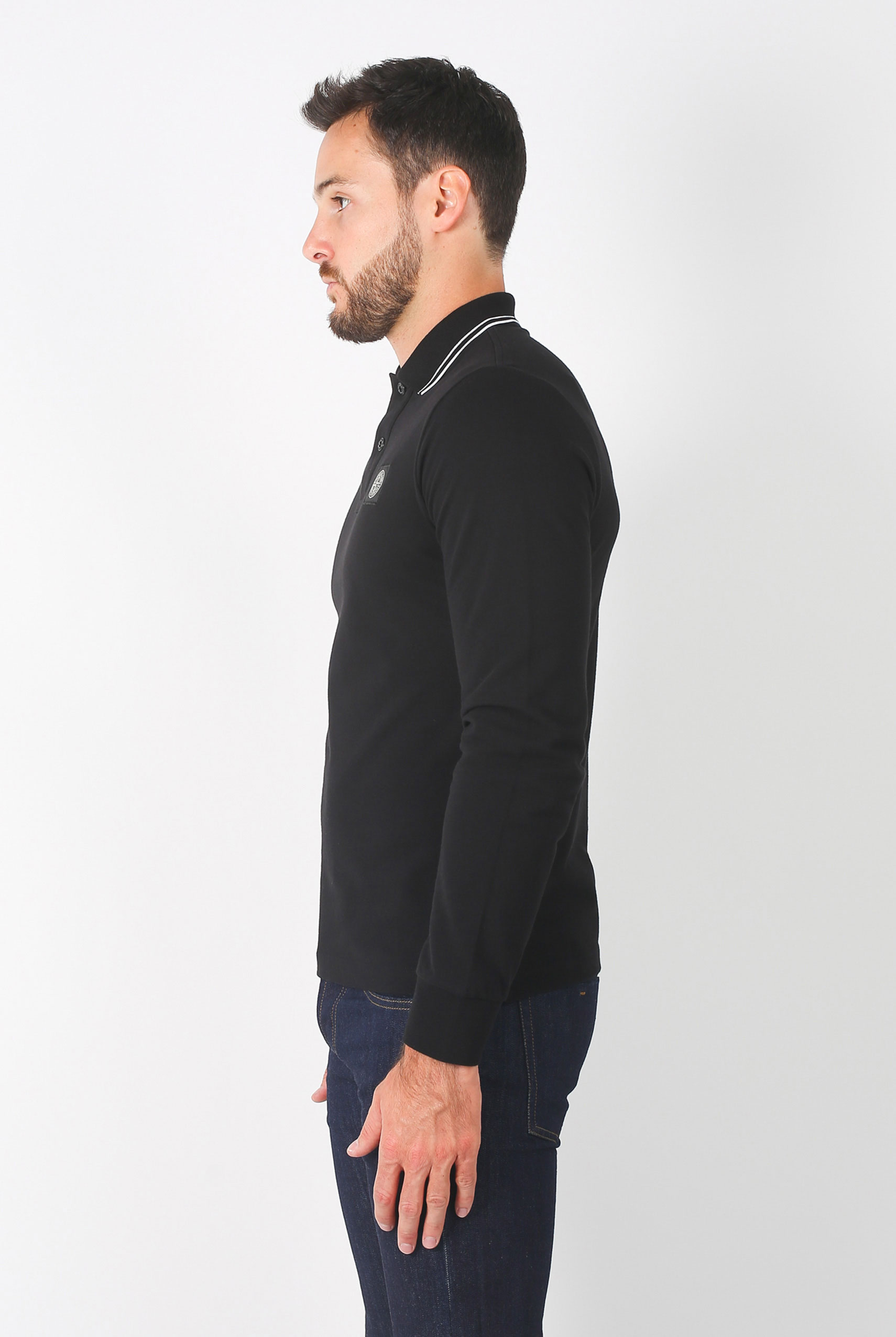 POLO STONE ISLAND NOIR 69152SS18-V0029