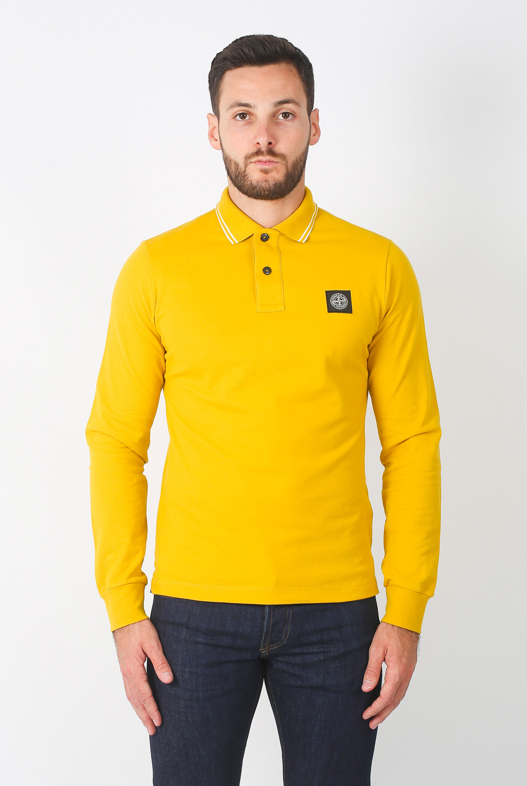 POLO STONE ISLAND MOUTARDE 69152SS18-V0034