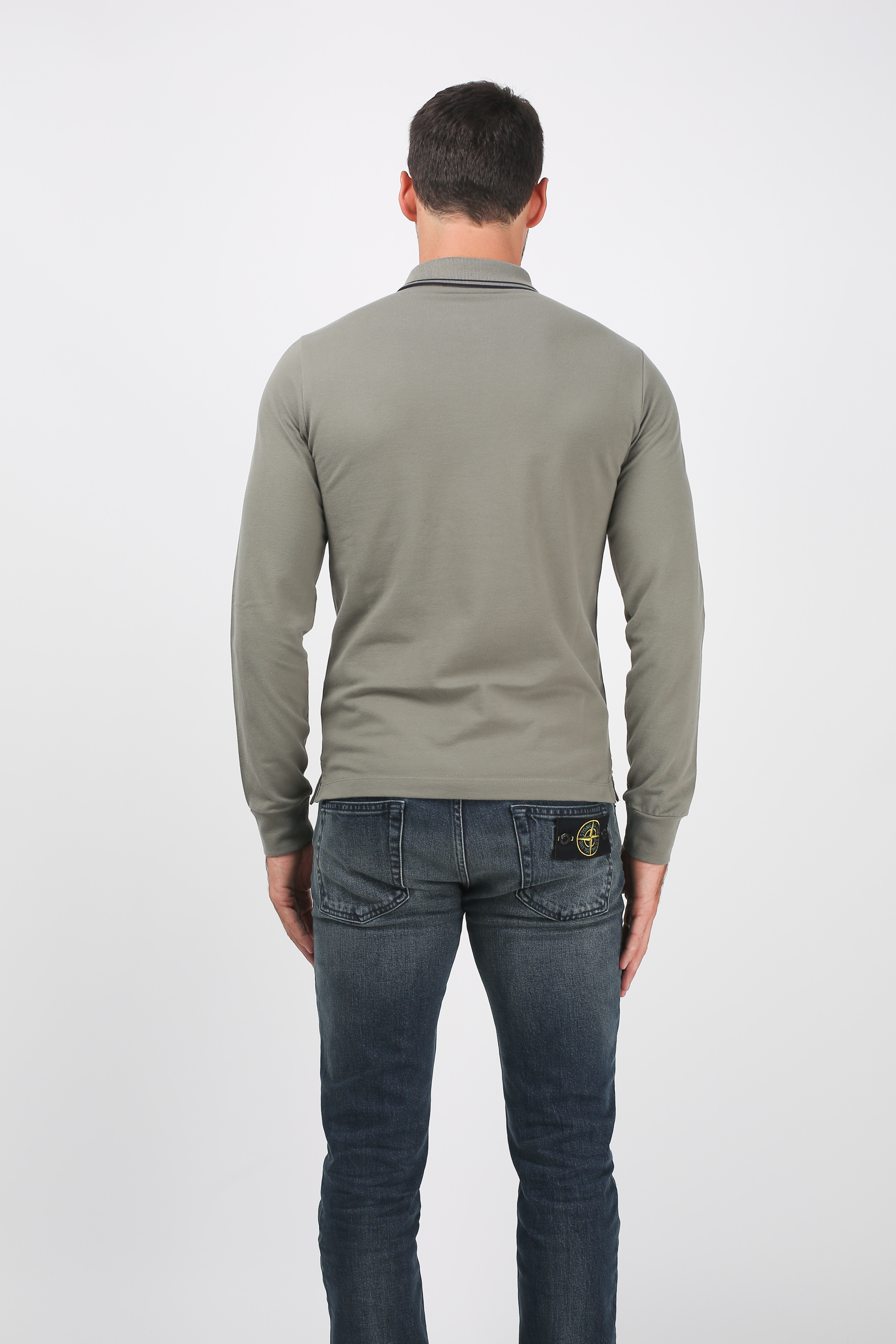 POLO STONE ISLAND VERT OLIVE 69152SS18-V0058