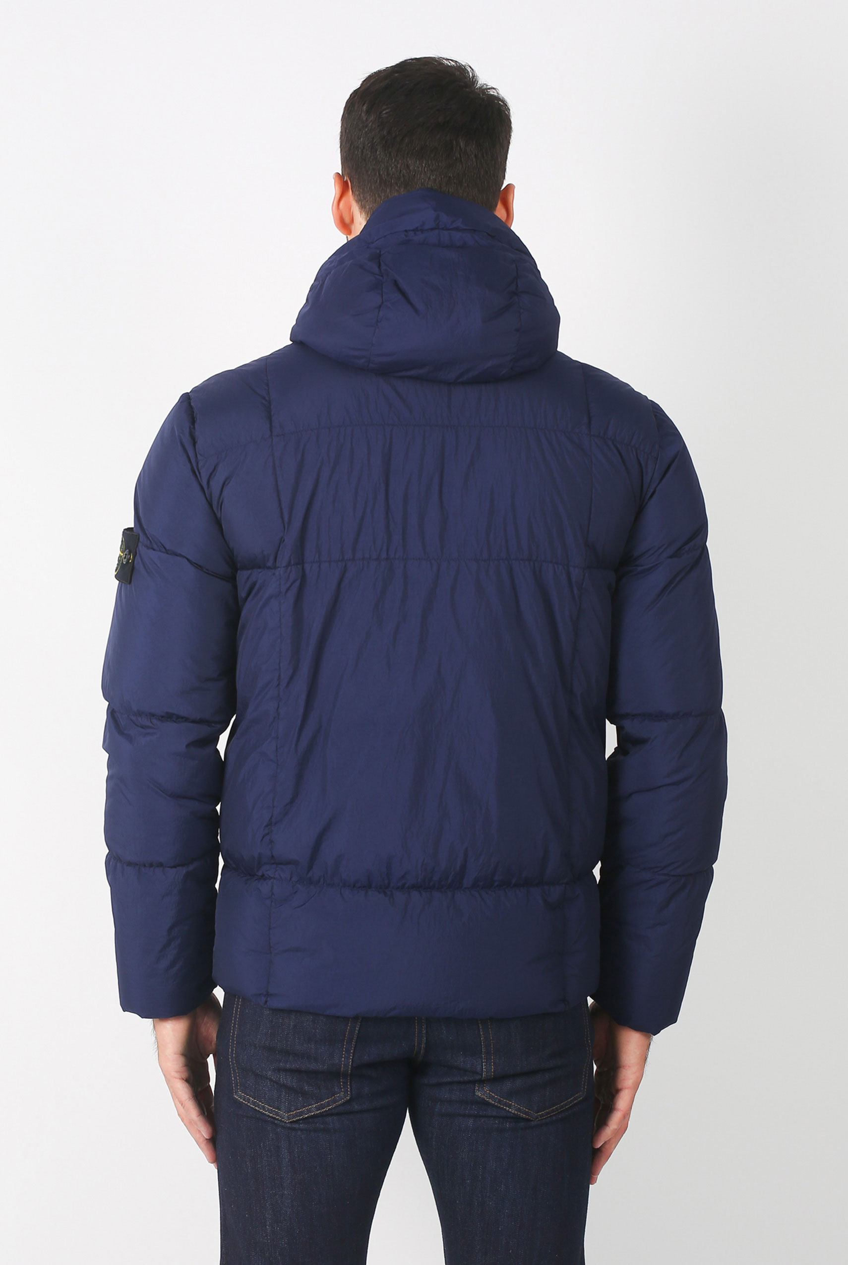 DOUDOUNE STONE ISLAND GARMENT DYED CRINKLE REPS NY DOWN MARINE 691541223-V0026