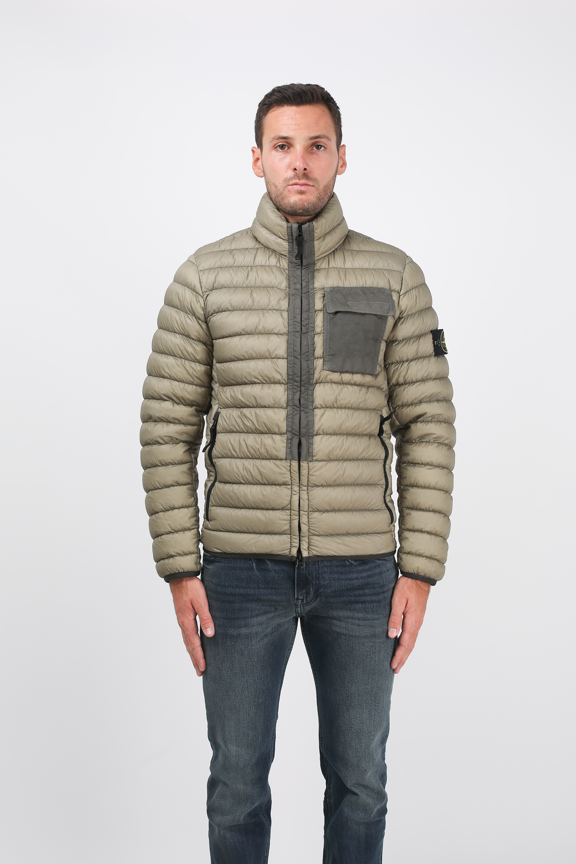 DOUDOUNE STONE ISLAND VERT OLIVE 691541424-V0058