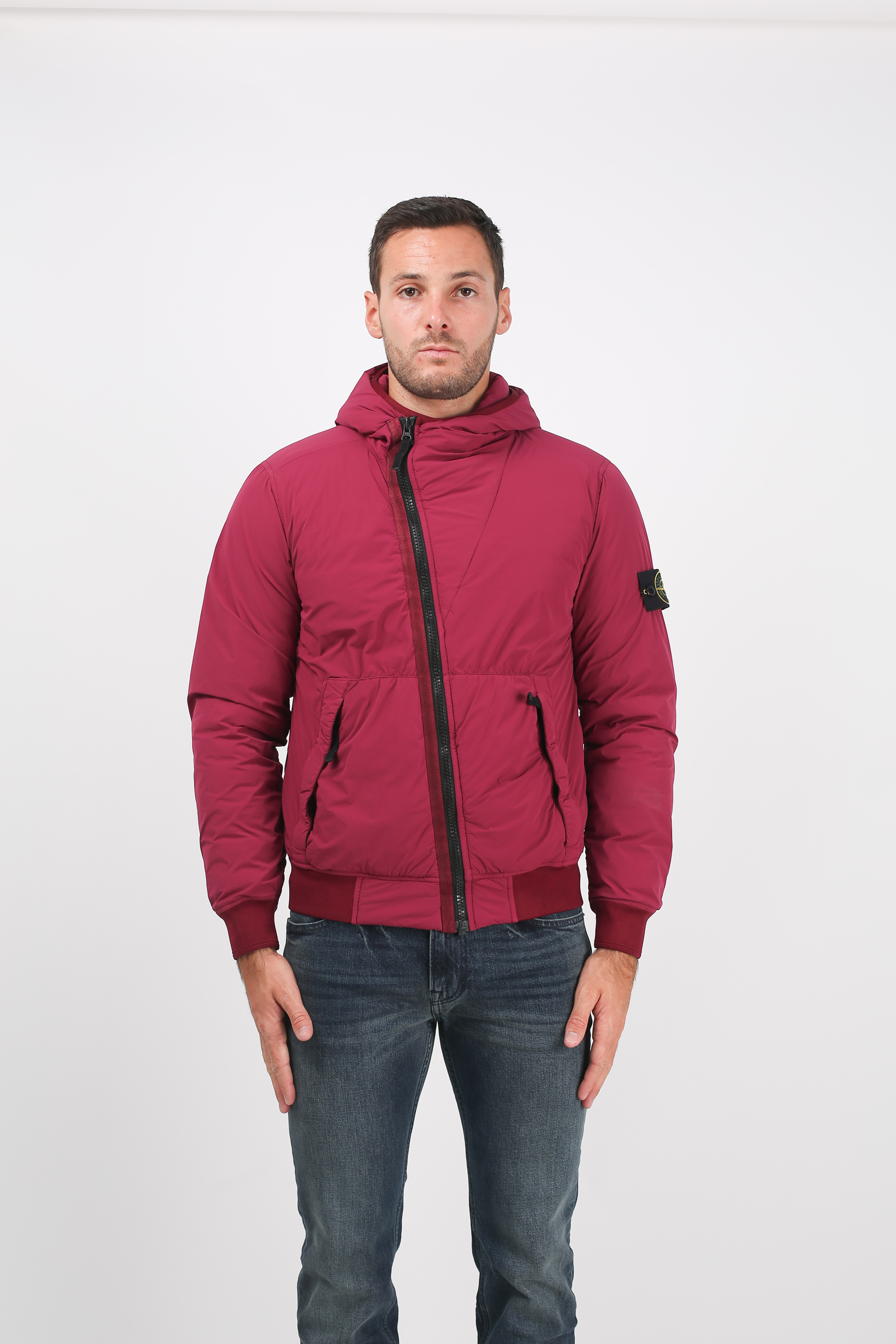 VESTE STONE ISLAND GRENAT 691543328-V0014
