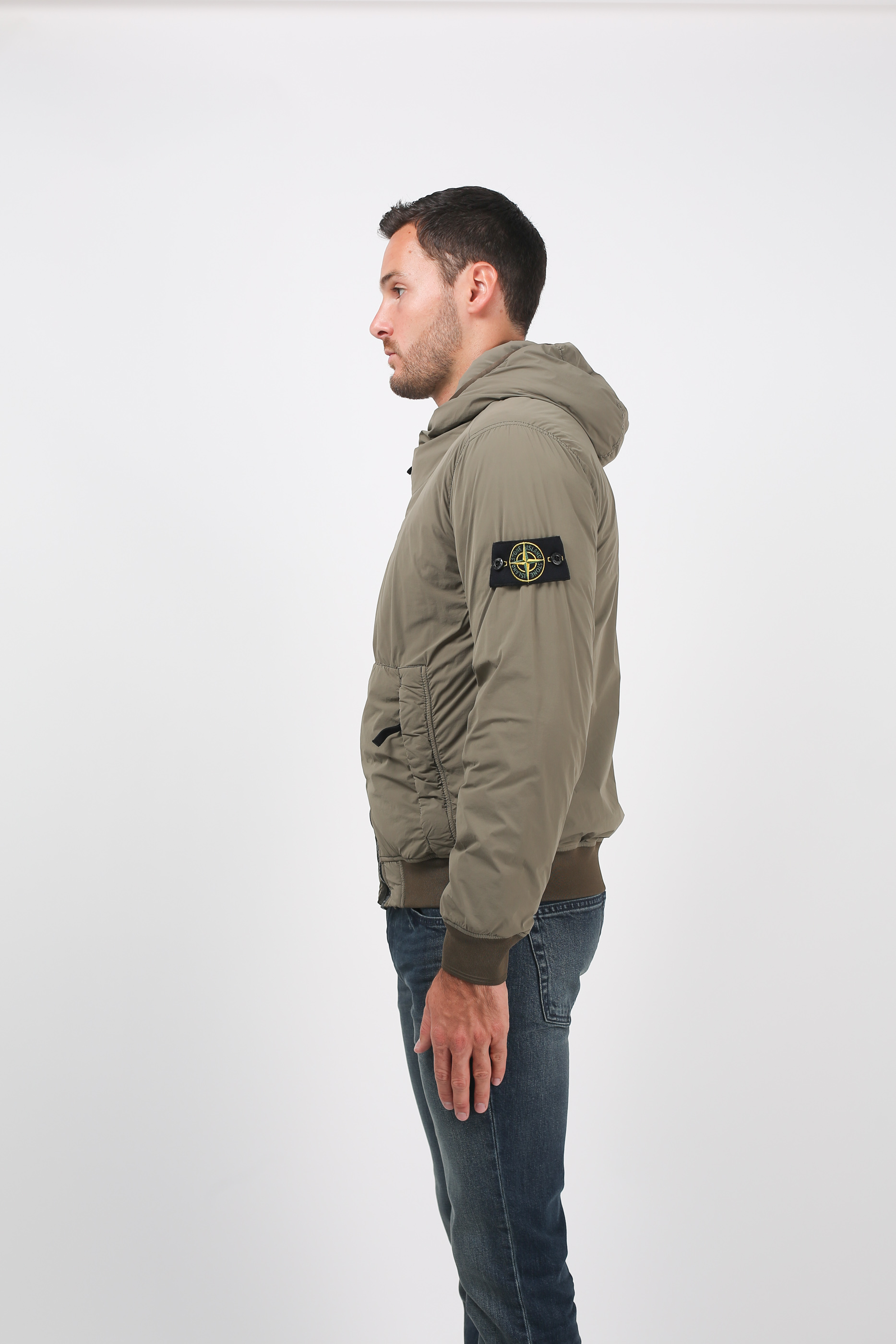 VESTE STONE ISLAND VERT OLIVE 691543328-V0058
