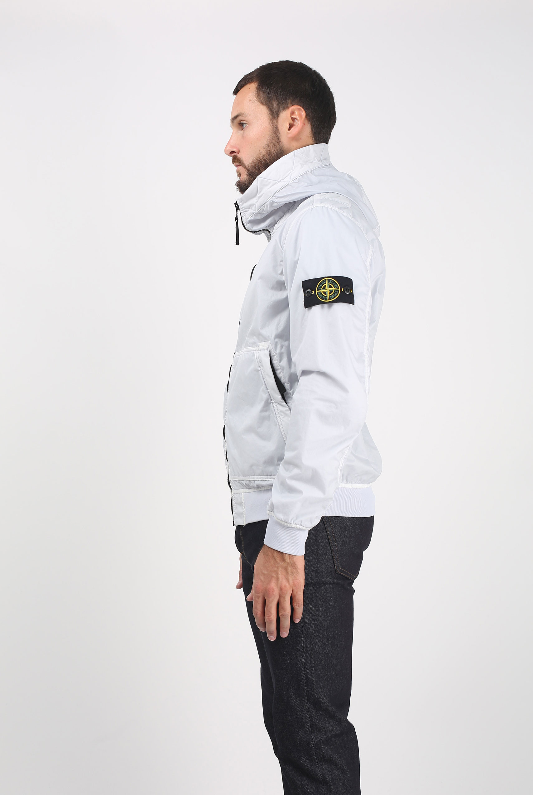 BLOUSON STONE ISLAND BLANC 691544435-V0003