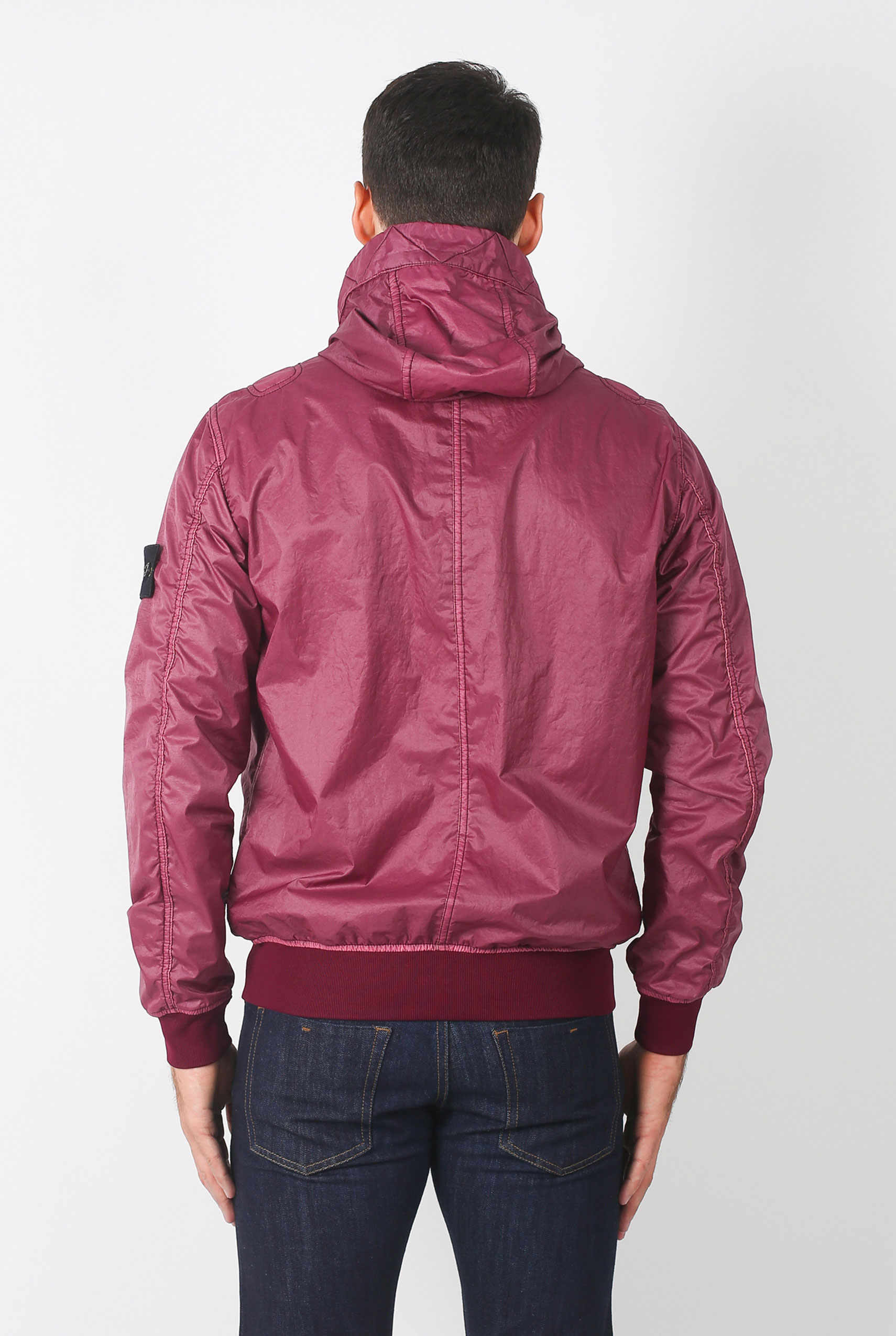 BLOUSON STONE ISLAND LAMY FLOCK GRENAT 691544435-V0014