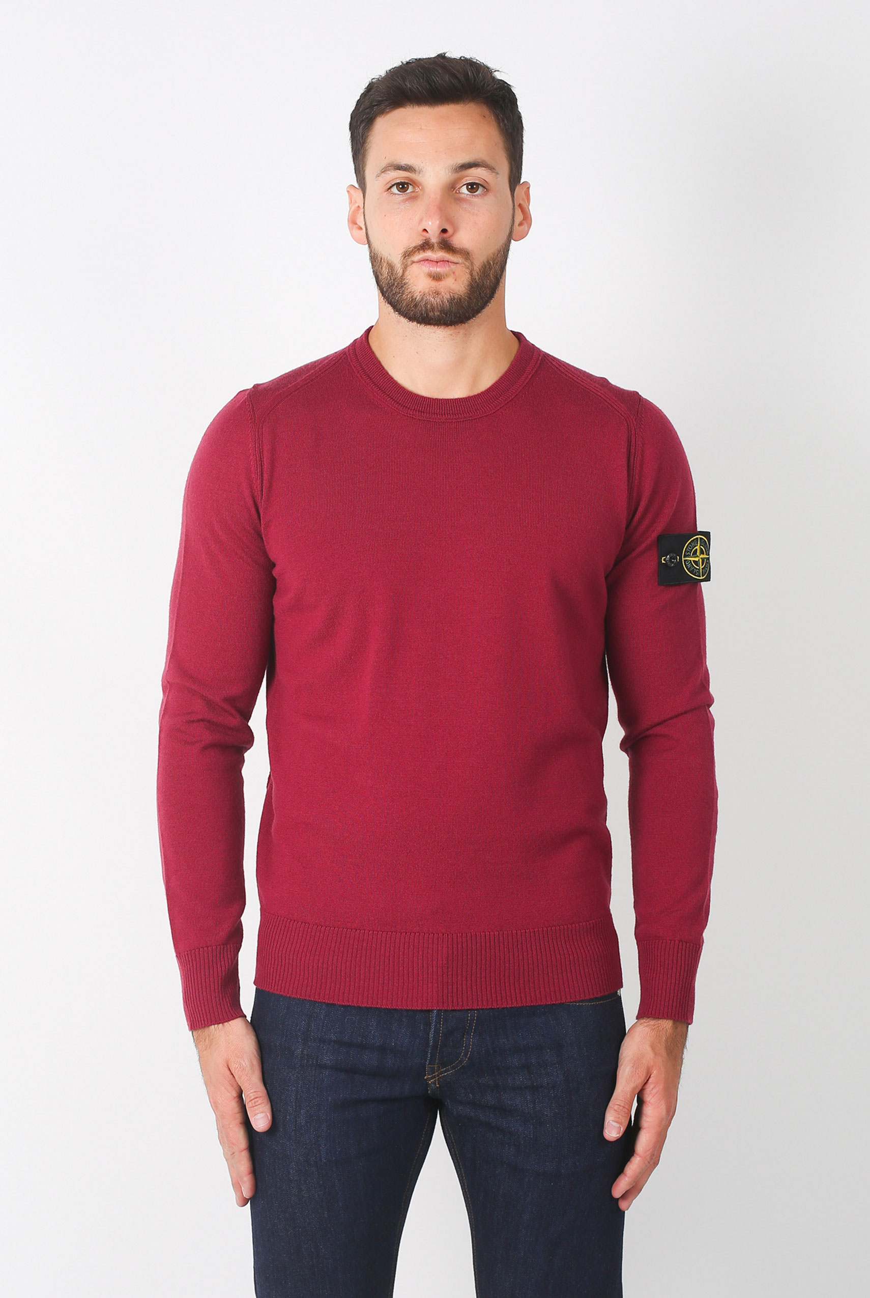 PULL STONE ISLAND GRENAT 6915524C4-V0014