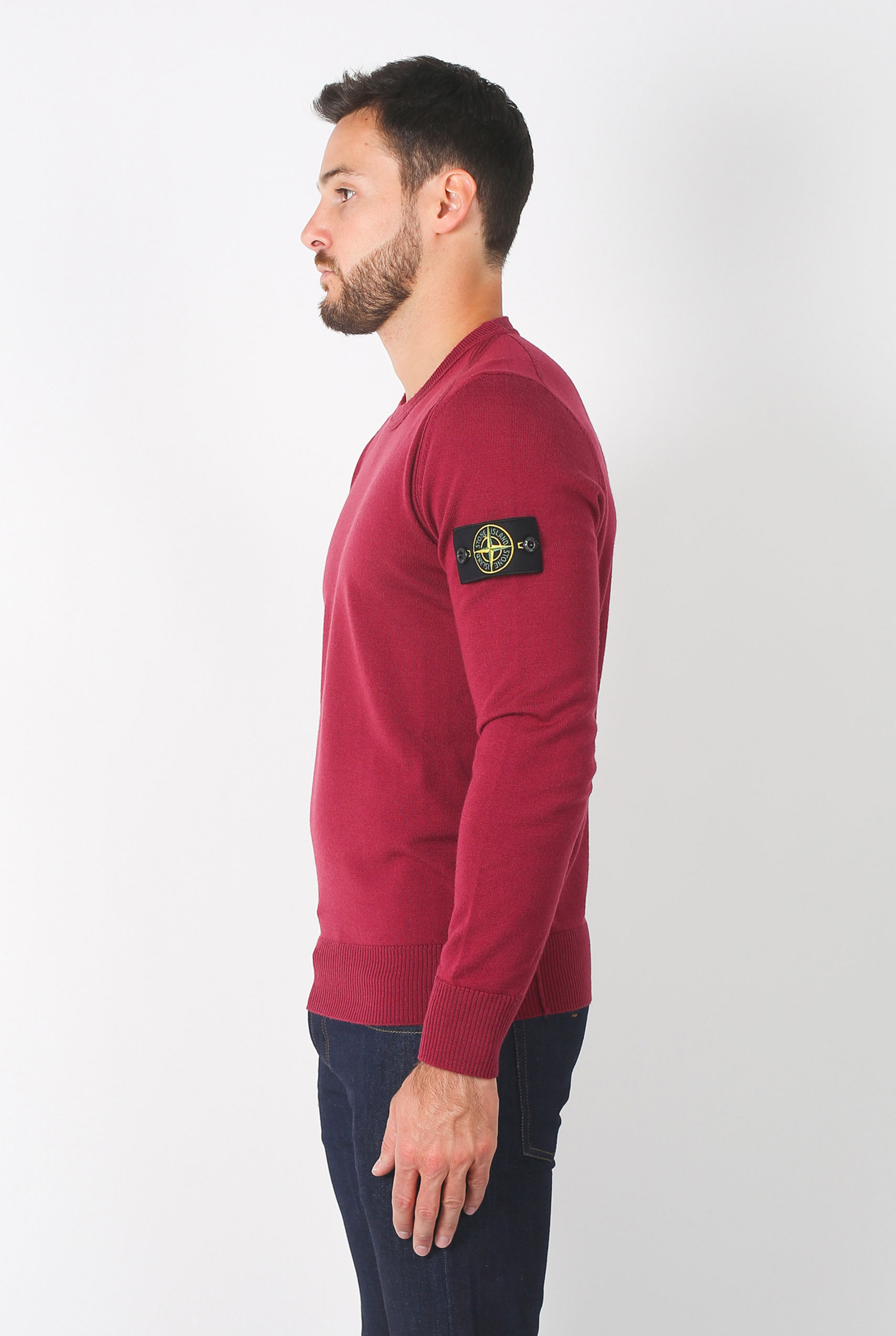 PULL STONE ISLAND GRENAT 6915524C4-V0014