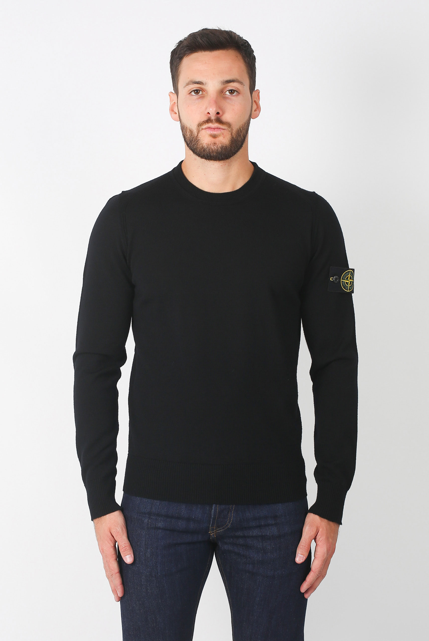 PULL STONE ISLAND NOIR 6915524C4-V0029