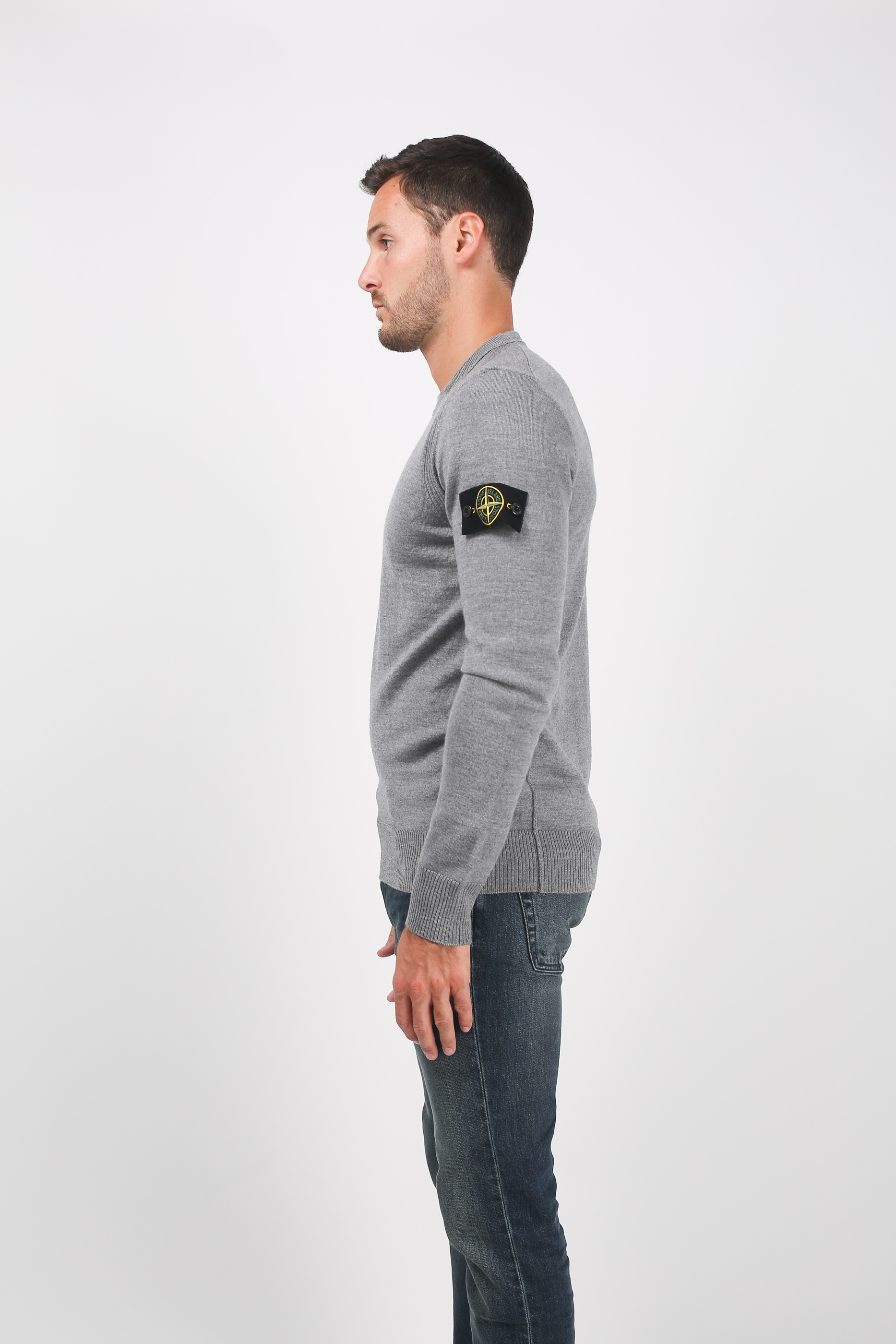 PULL STONE ISLAND GRIS 6915524C4-V0061