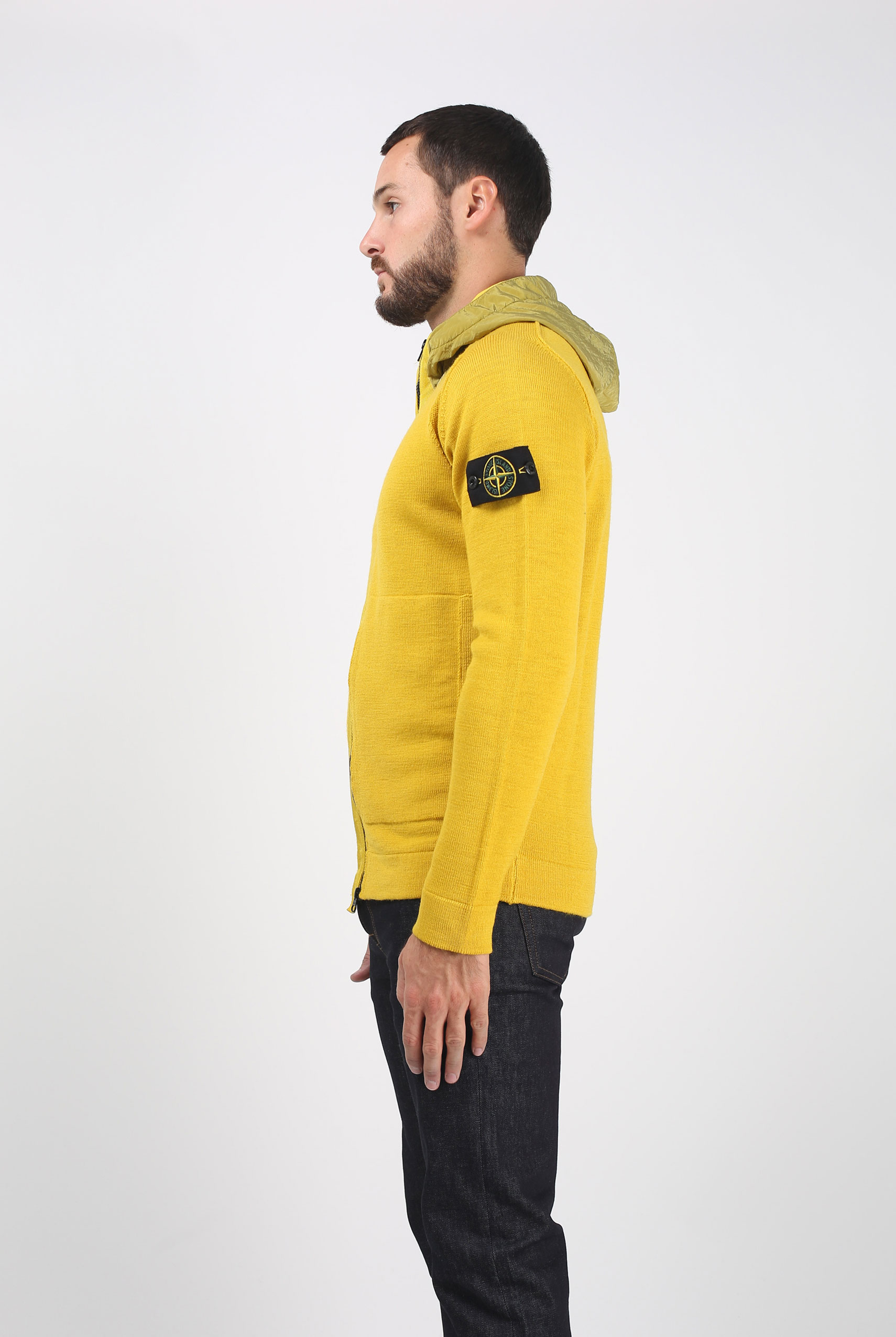 GILET STONE ISLAND MOUTARDE 6915530D7-V0034