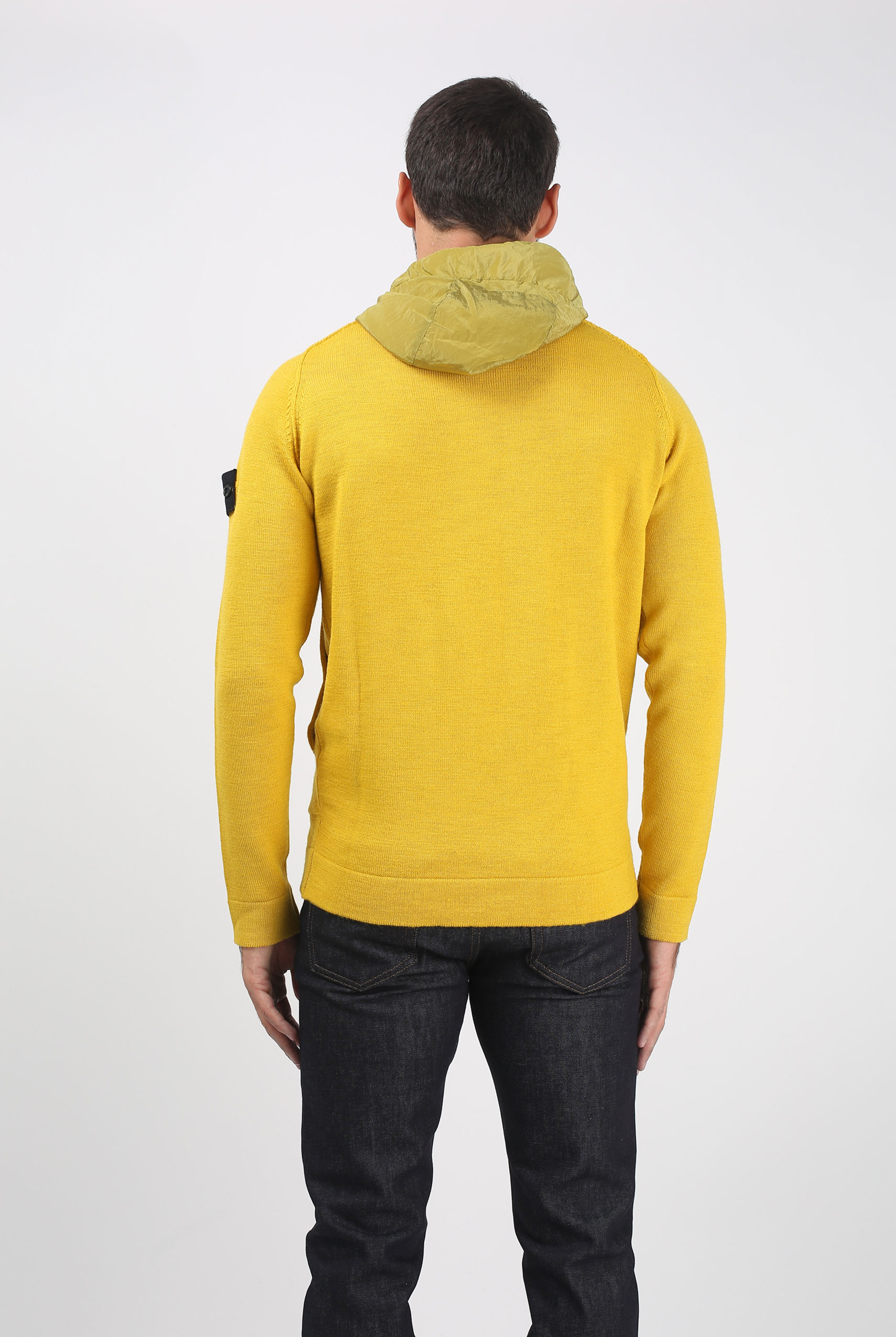 GILET STONE ISLAND MOUTARDE 6915530D7-V0034