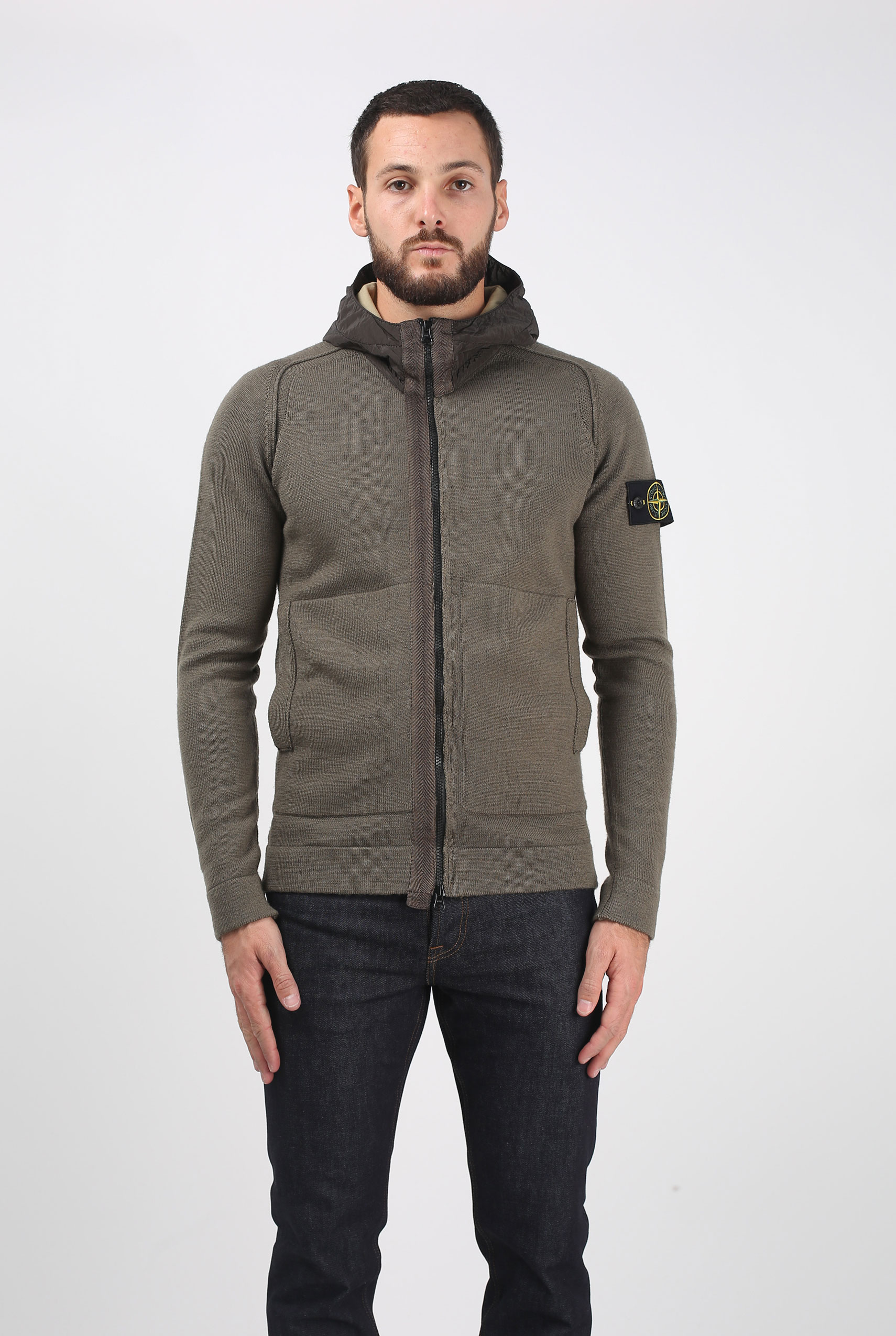 GILET STONE ISLAND KAKI 6915530D7-V0058