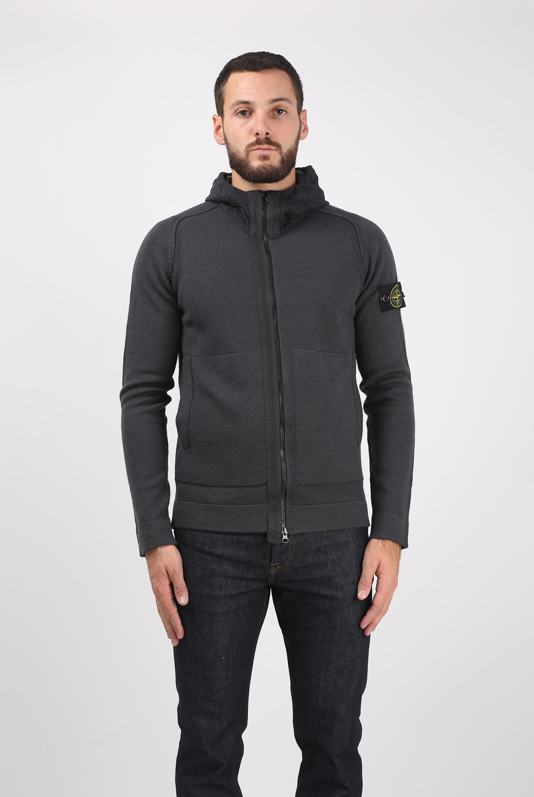 GILET STONE ISLAND ANTHRACITE 6915530D7-V0065