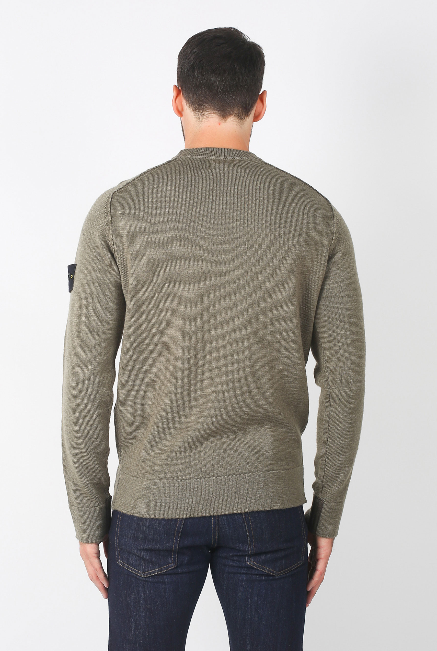 PULL STONE ISLAND VERT OLIVE 6915531D7-V0058