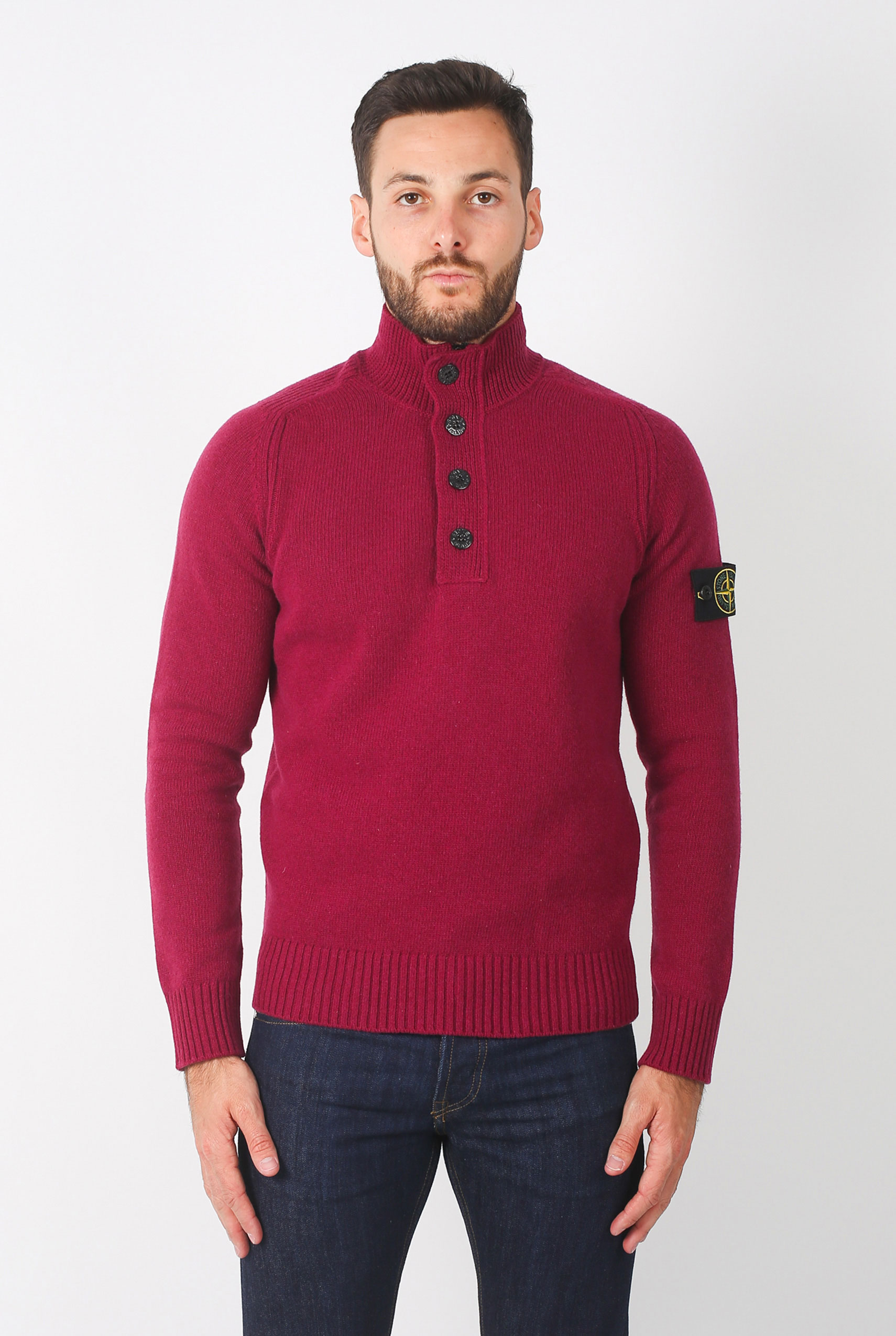 PULL STONE ISLAND GRENAT 6915532A3-V0014