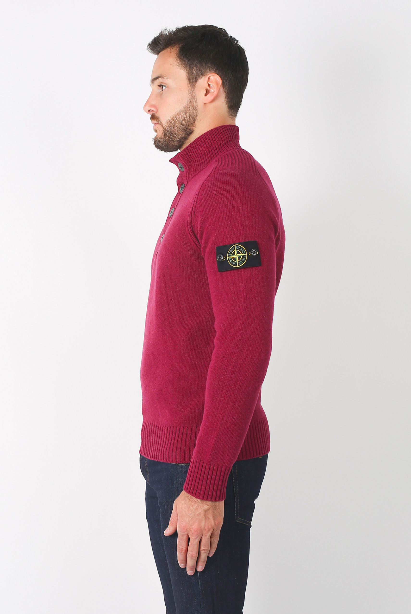 PULL STONE ISLAND GRENAT 6915532A3-V0014