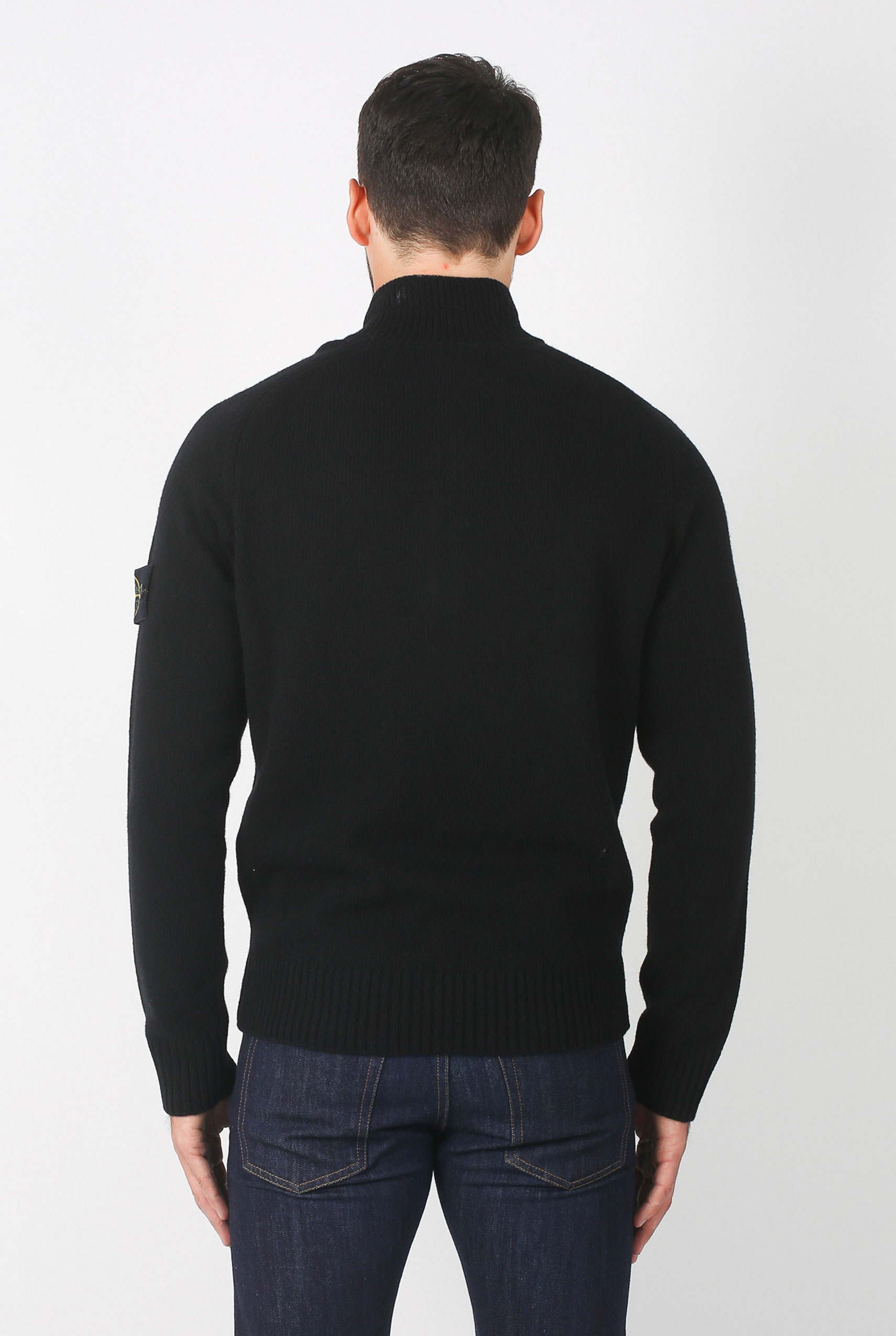 PULL STONE ISLAND NOIR 6915532A3-V0029