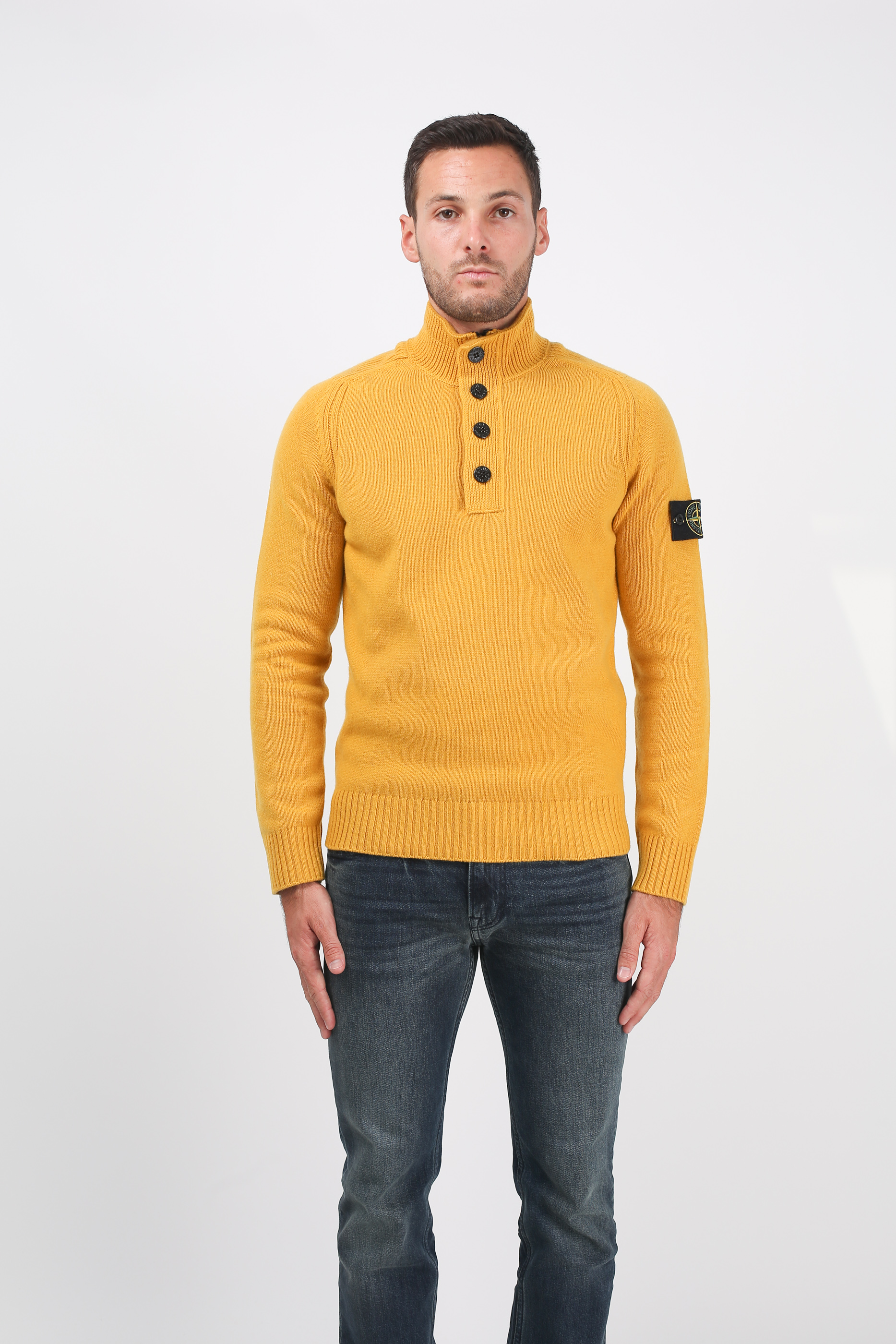 PULL STONE ISLAND MOUTARDE 6915532A3-V0034