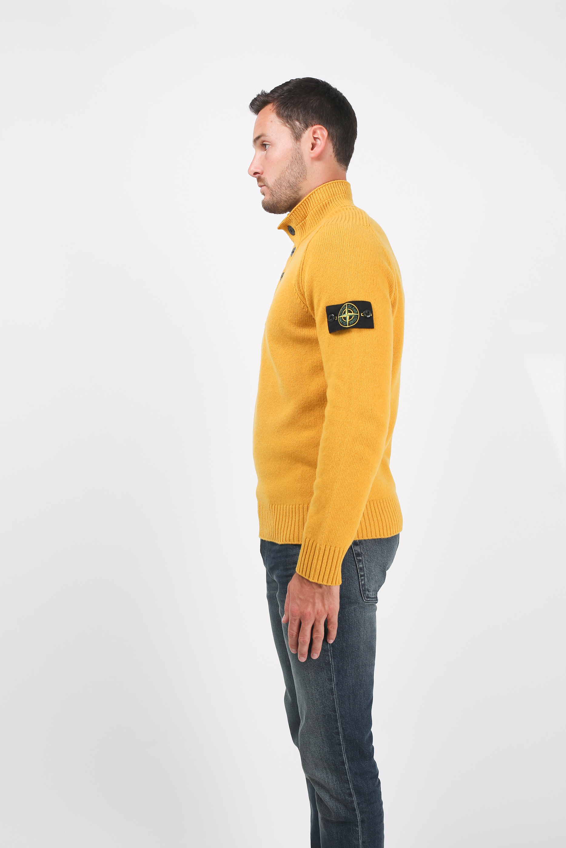 PULL STONE ISLAND MOUTARDE 6915532A3-V0034
