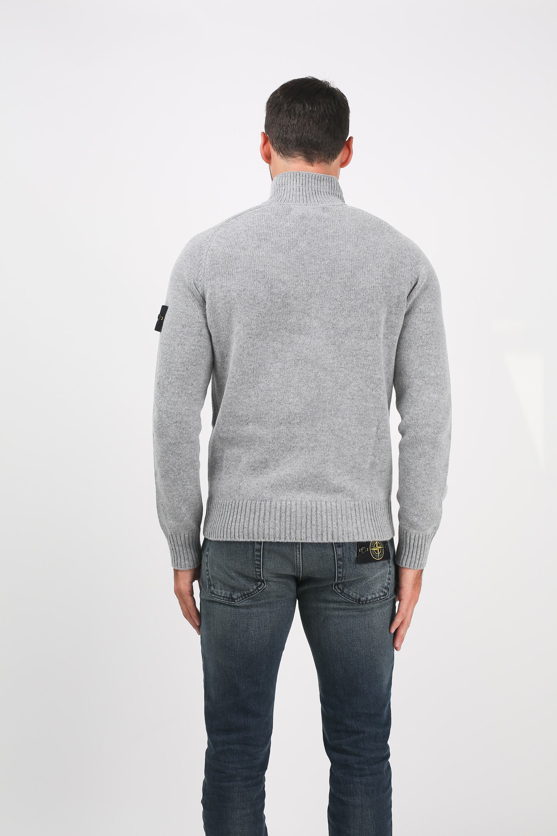 PULL STONE ISLAND GRIS 6915532A3-V0061