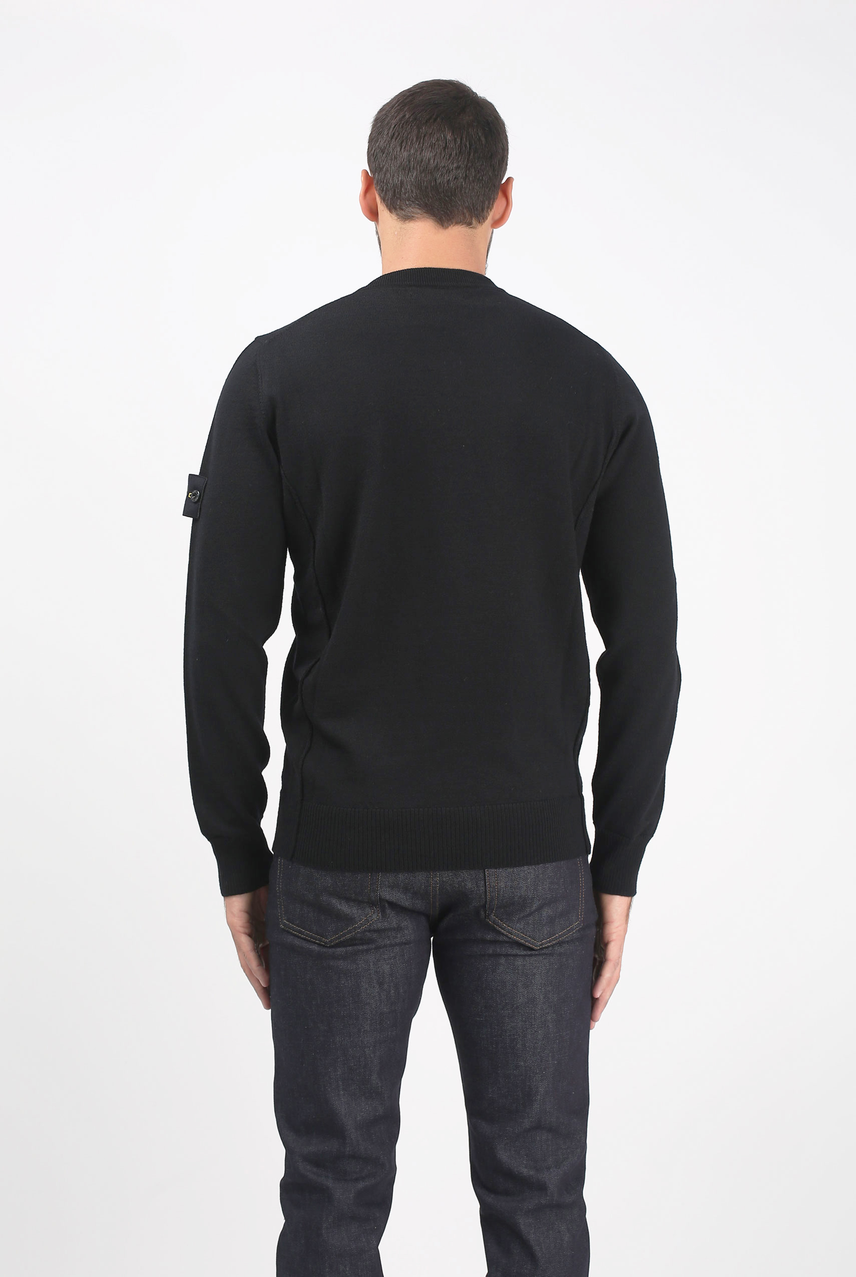 PULL STONE ISLAND NOIR 6915538C4-V0029