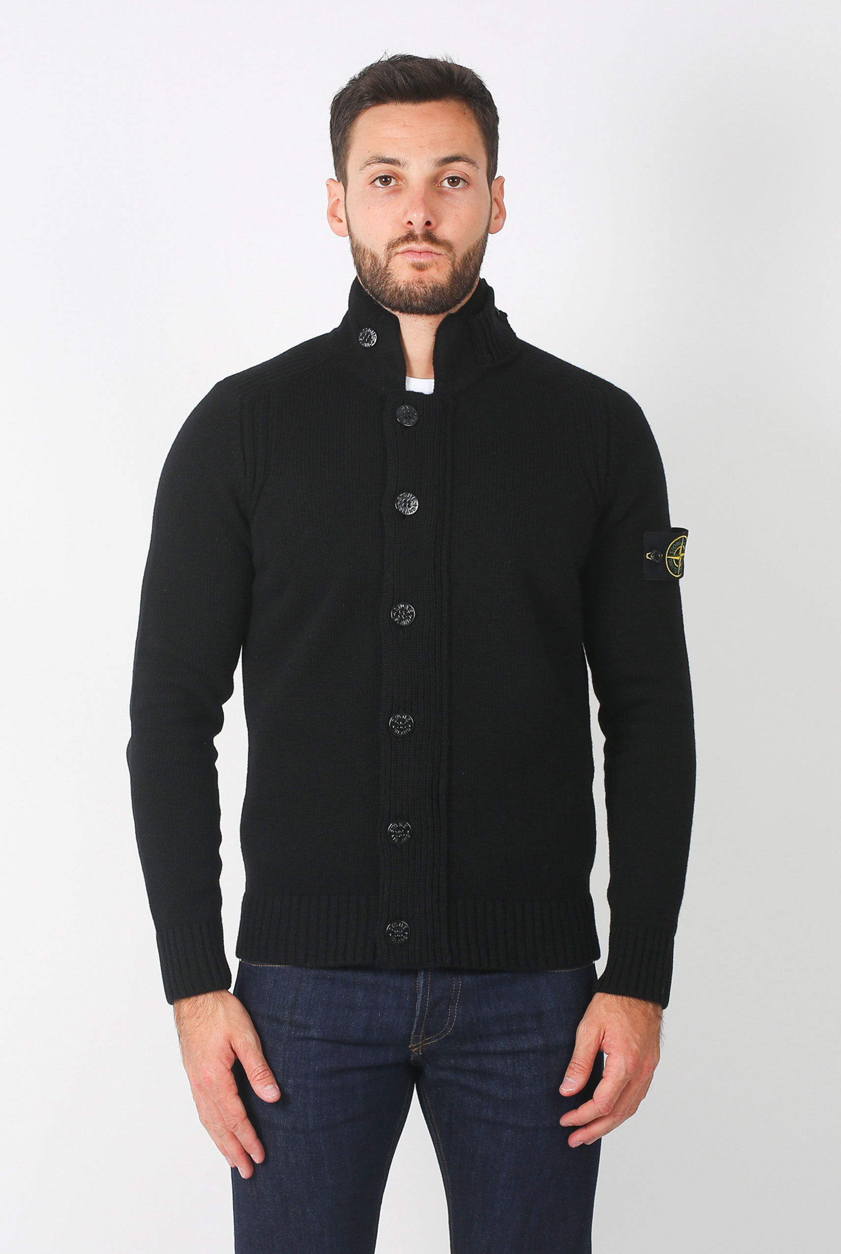 GILET STONE ISLAND NOIR 6915564A3-V0029