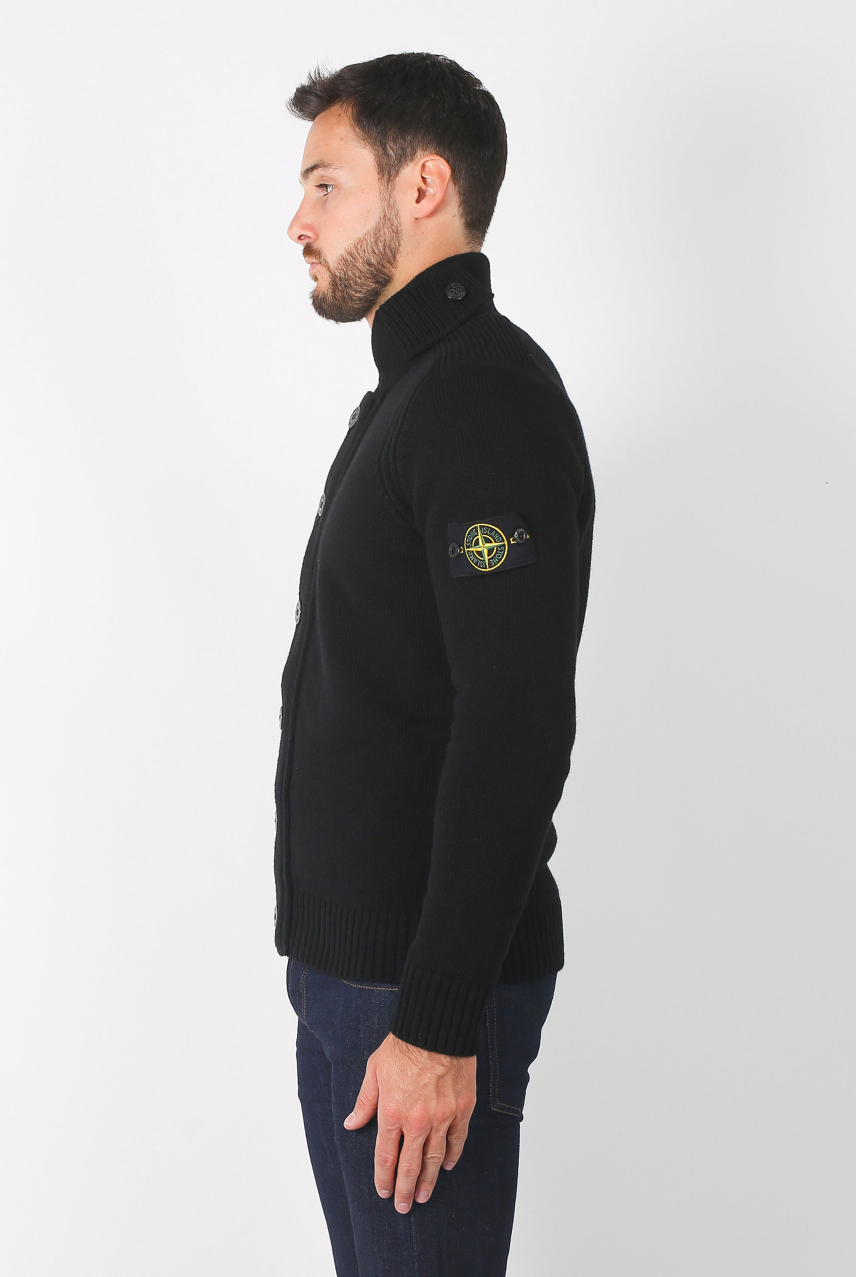 GILET STONE ISLAND NOIR 6915564A3-V0029