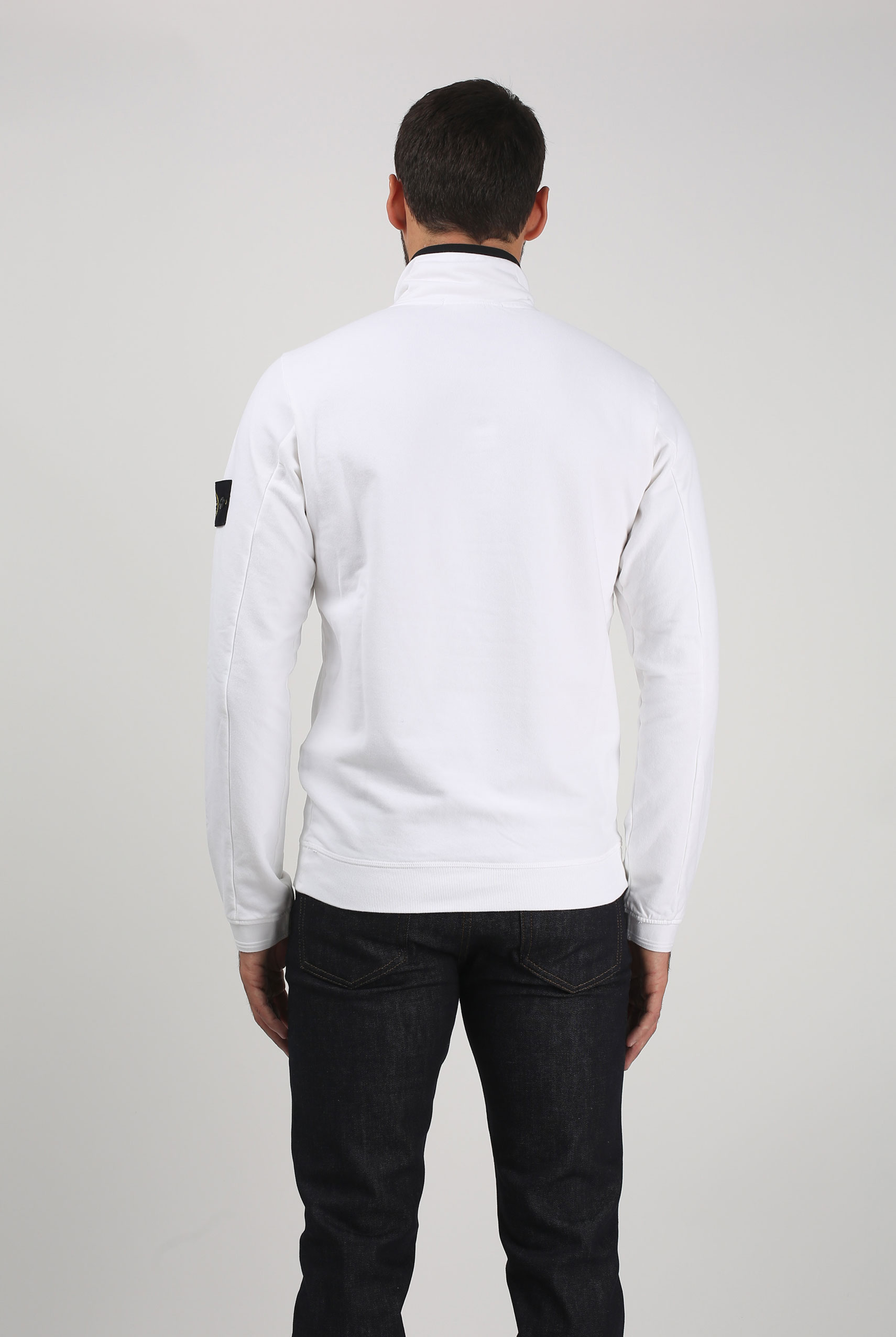 SWEAT STONE ISLAND BLANC 691562138-V0001