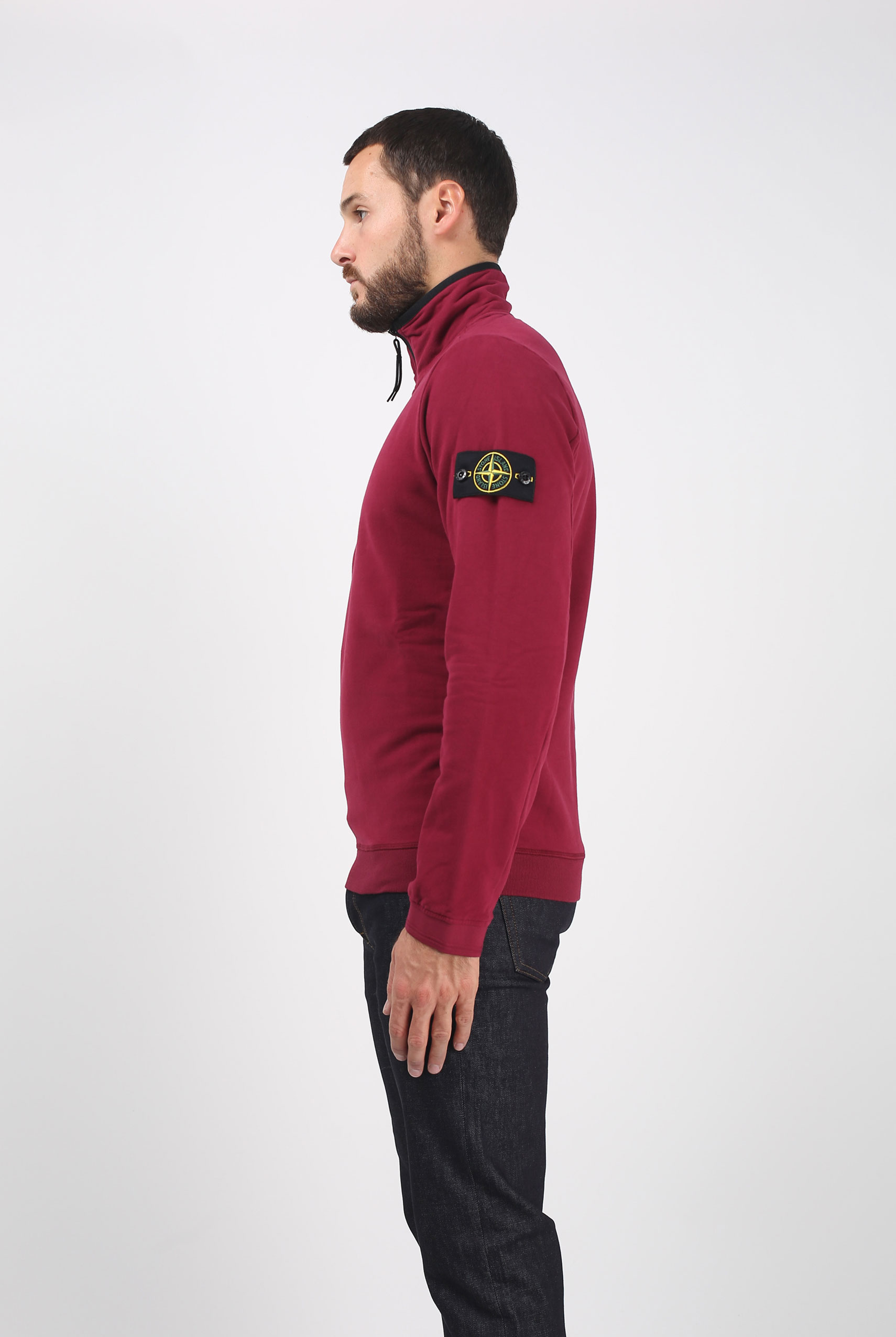 SWEAT STONE ISLAND GRENAT 691562138-V0014