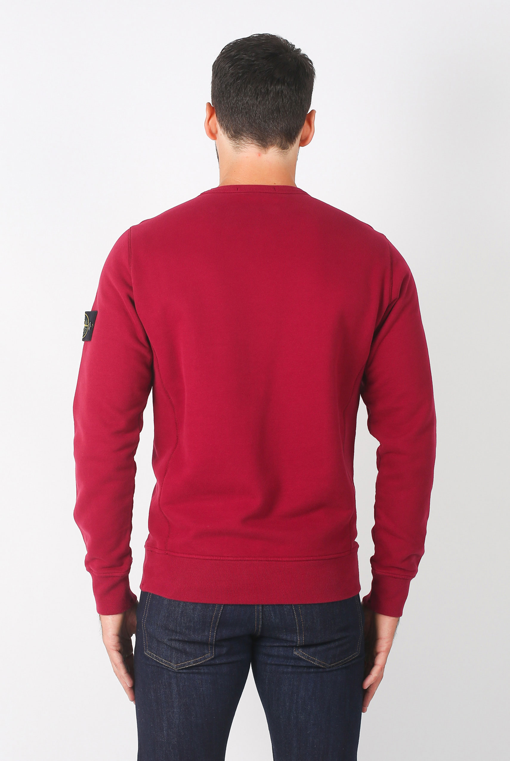 SWEAT STONE ISLAND GRENAT 691562720-V0014