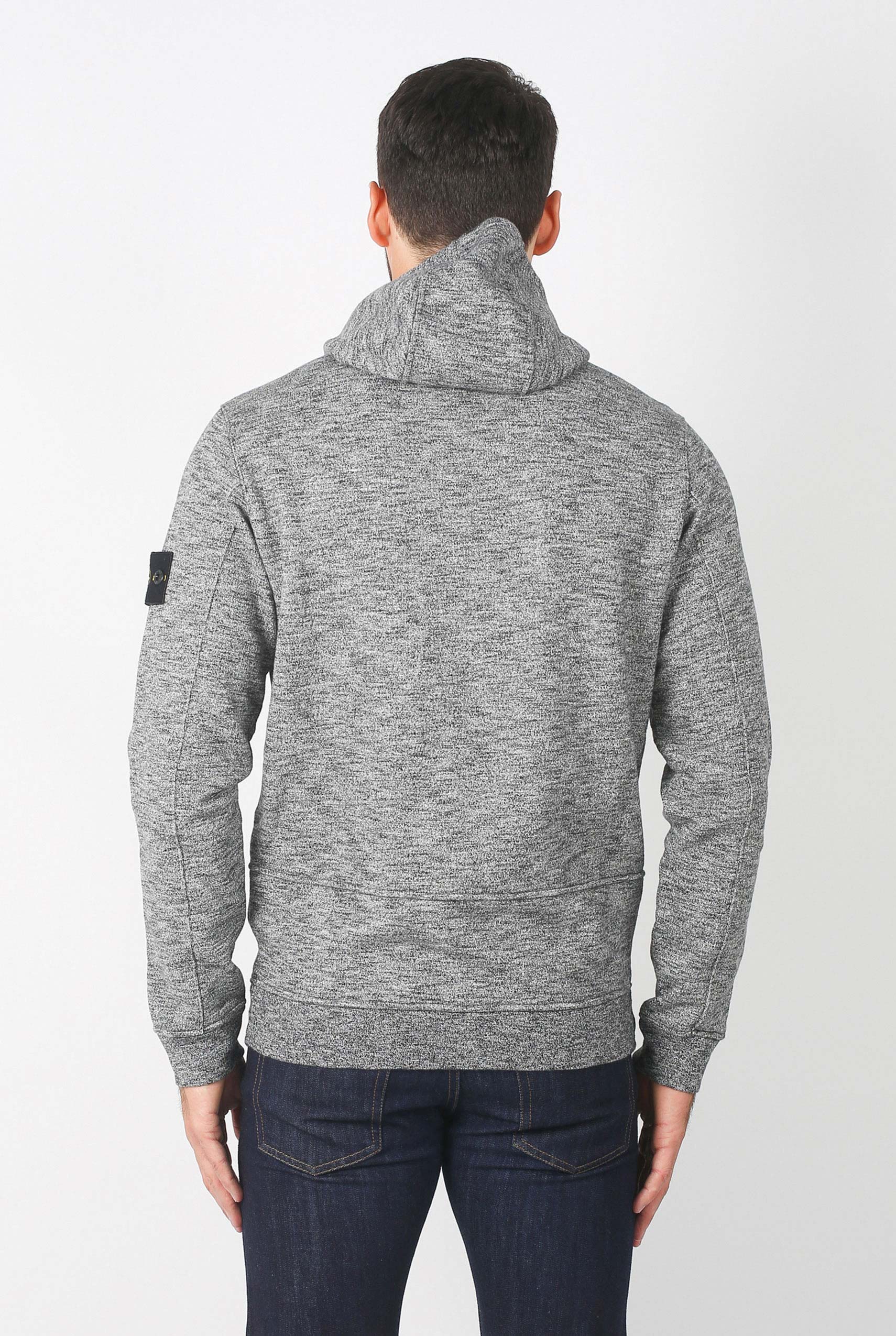 SWEAT STONE ISLAND GRIS 691563337-V0065