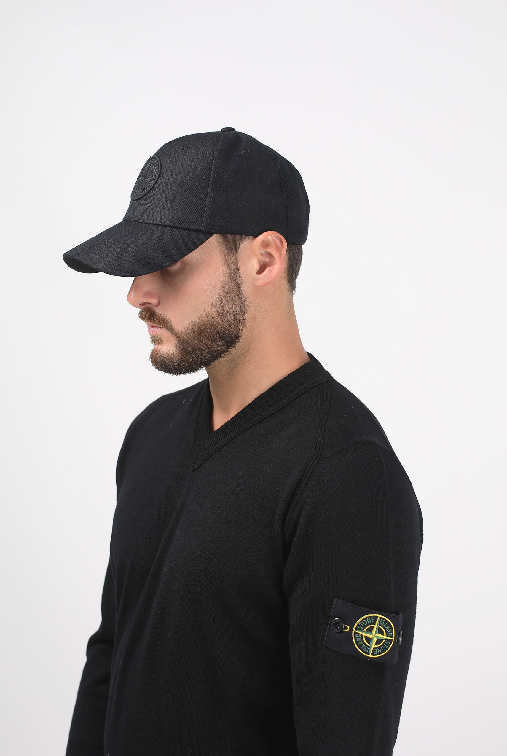CASQUETTE STONE ISLAND NOIR 691599175-V0029
