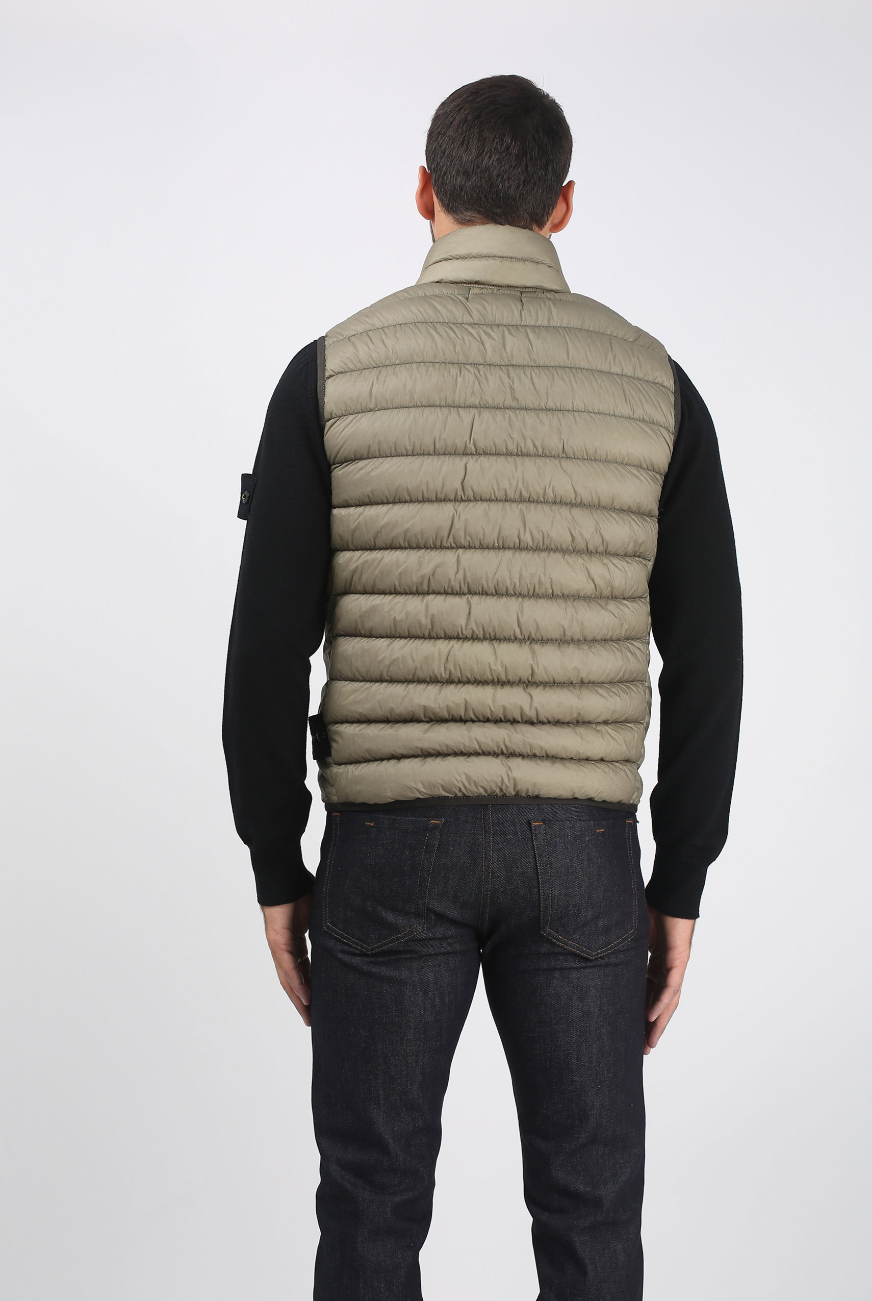 DOUDOUNE SANS MANCHE STONE ISLAND VERT OLIVE 6915G0424-V0058