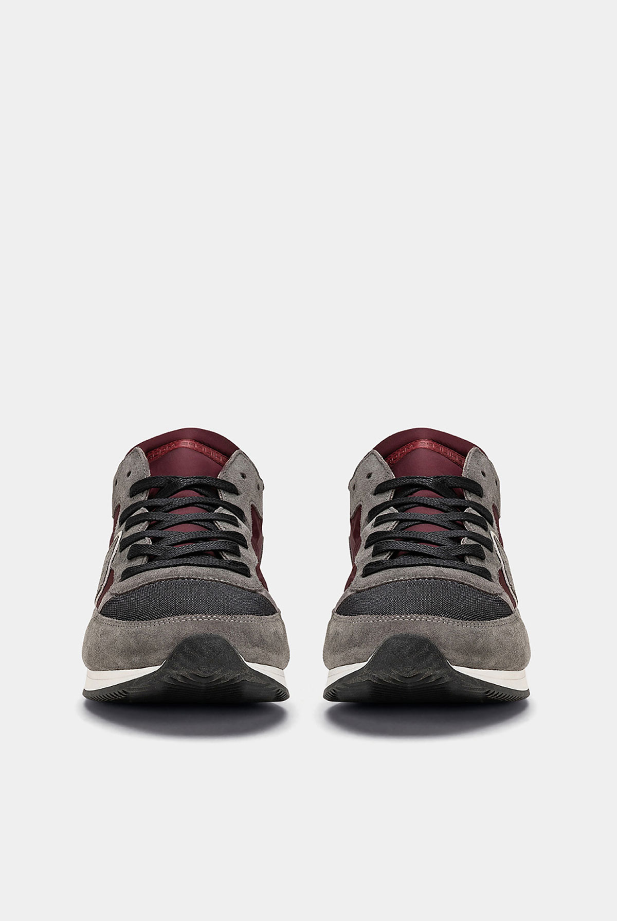 BASKETS PHILIPPE MODEL GRIS/BORDEAUX TRLU-W070