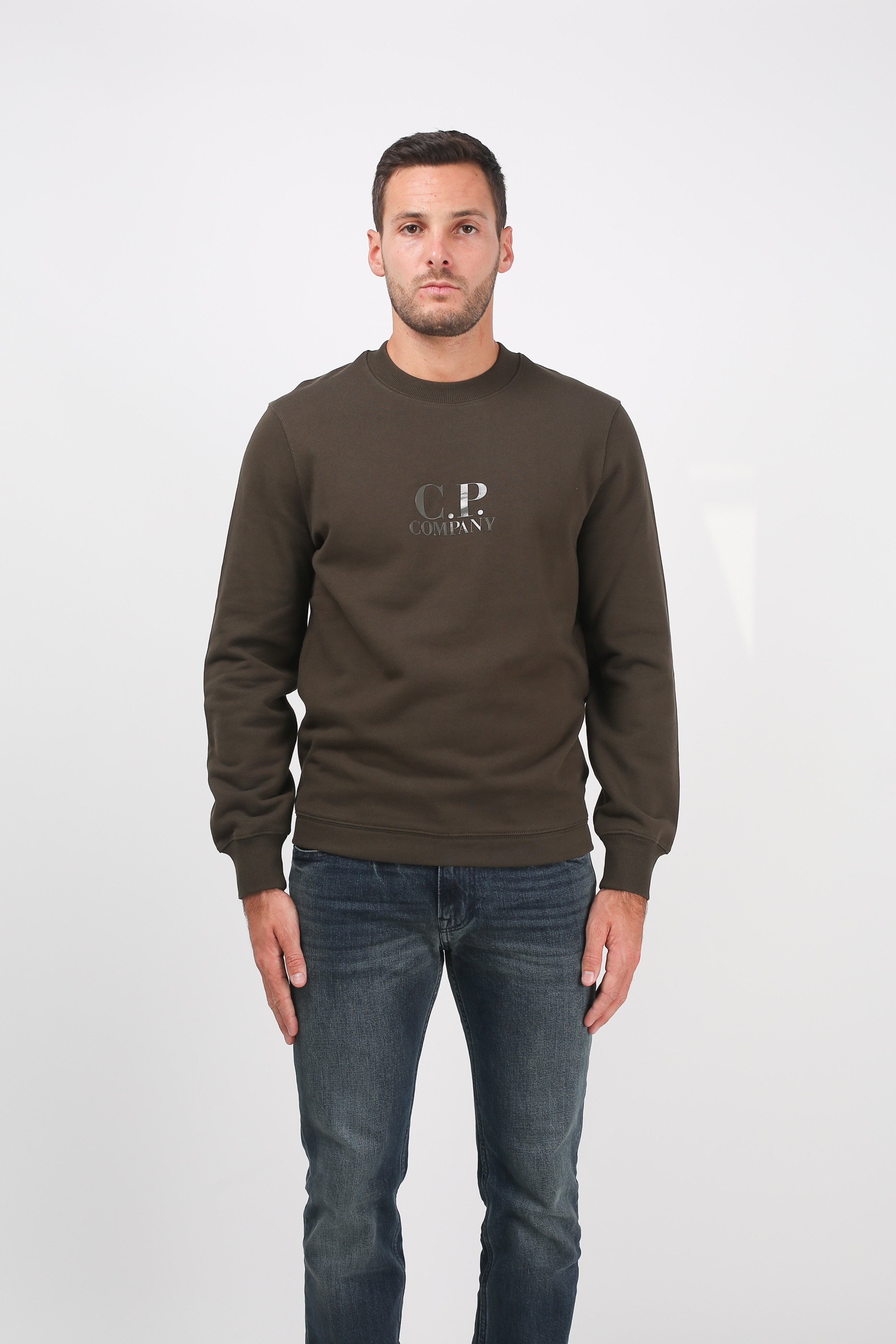 SWEAT C.P. COMPANY KAKI S075A 5086W-922