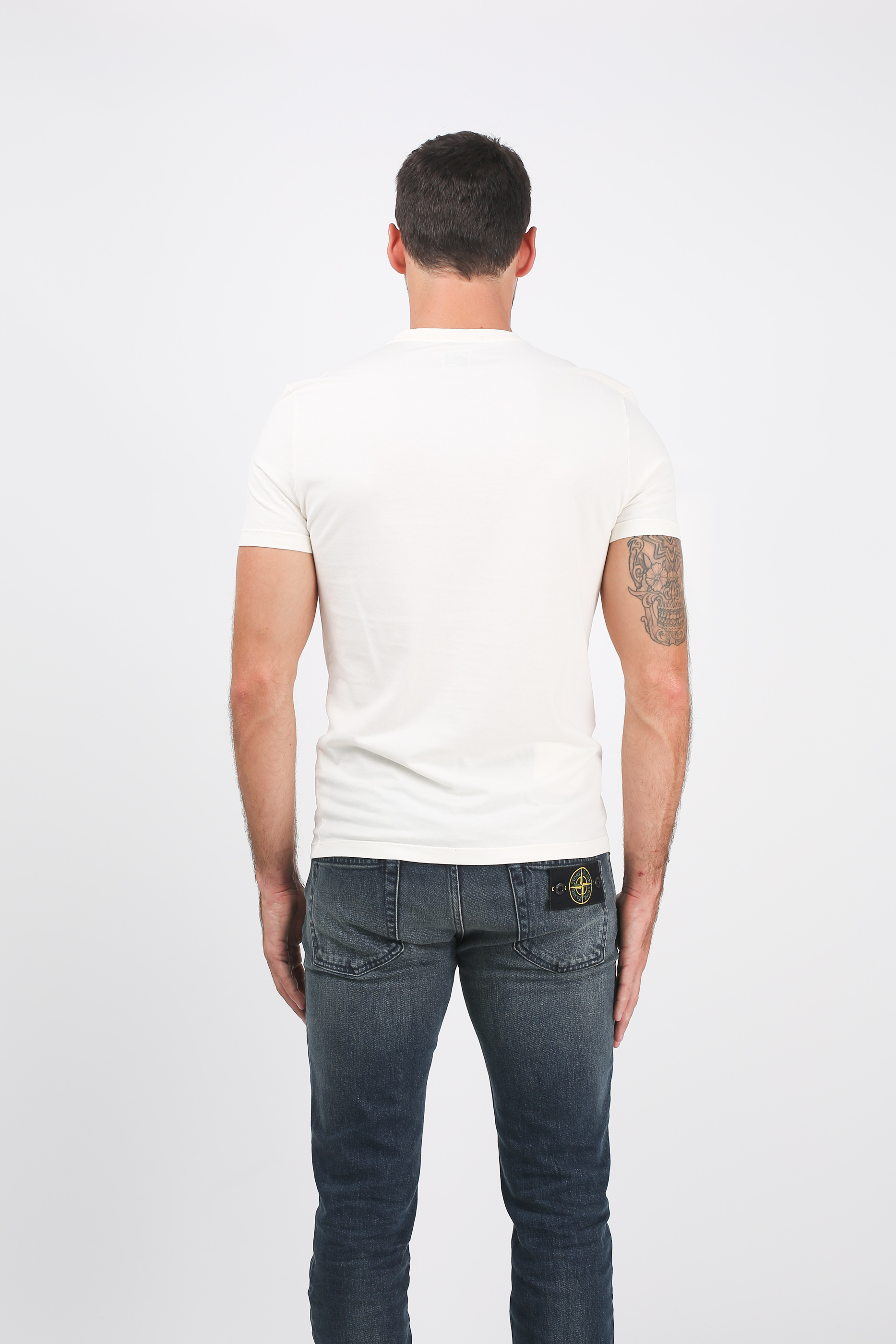 T-SHIRT C.P. COMPANY BLANC S118A 0444G-103