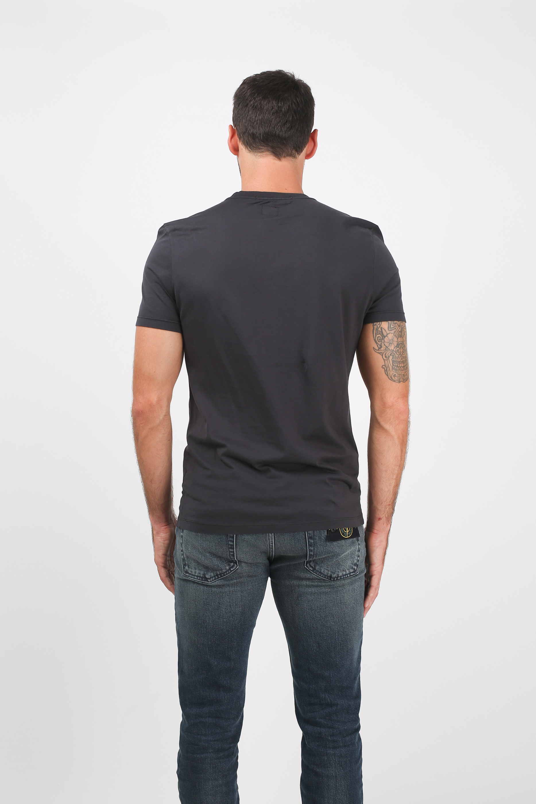 T-SHIRT C.P. COMPANY NOIR S118A 0444G-392