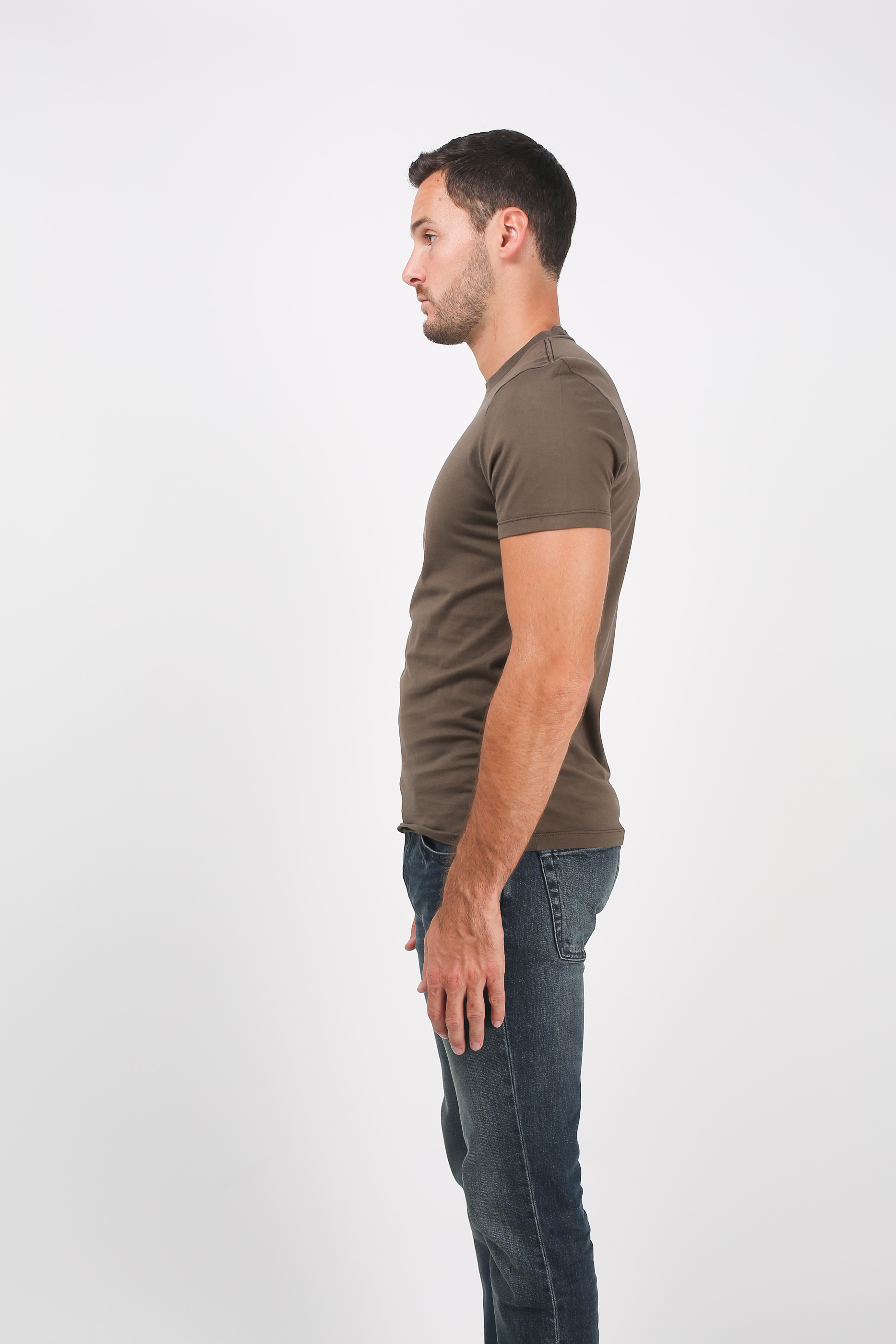 T-SHIRT C.P. COMPANY KAKI S118A 0444G-922