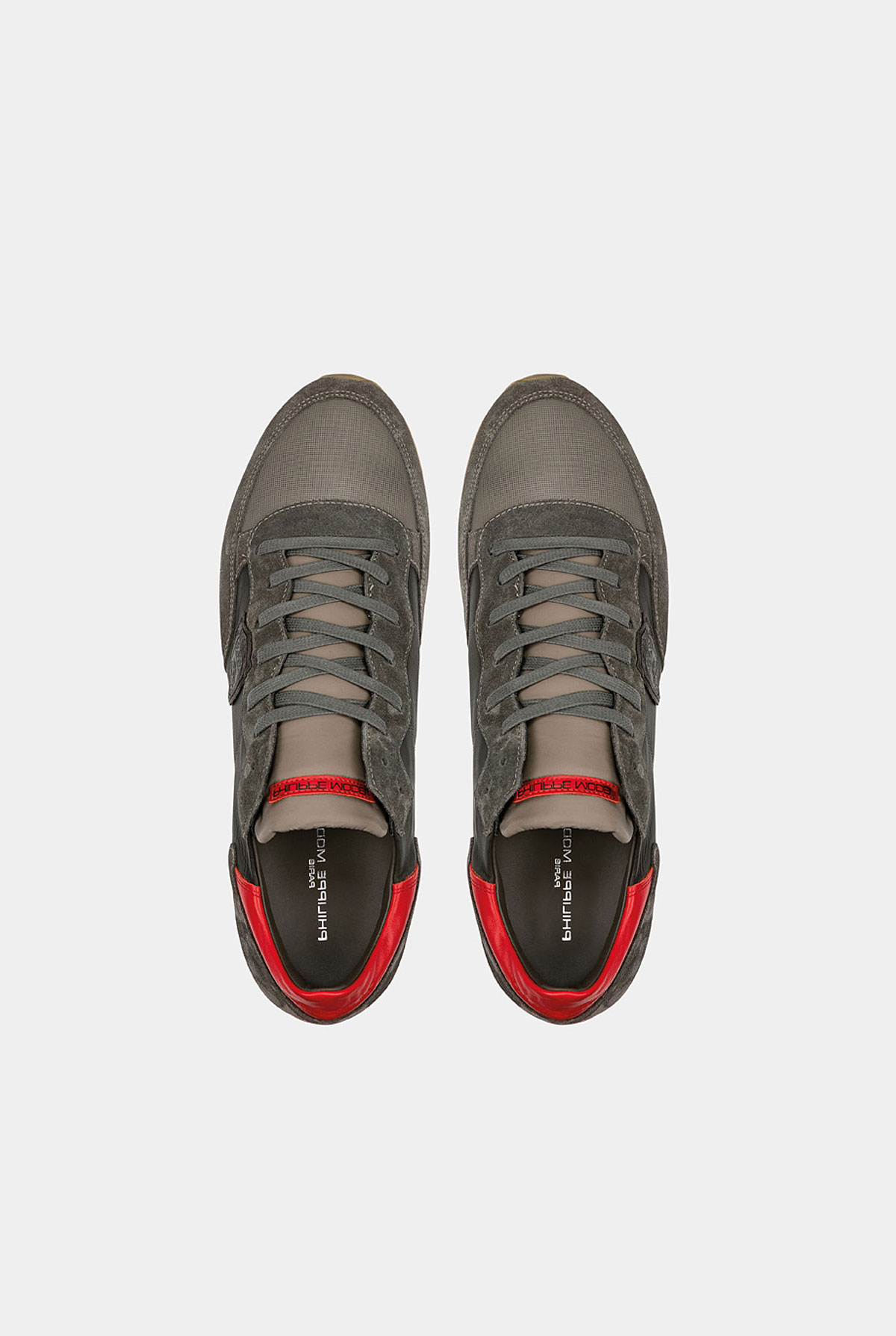 BASKETS PHILIPPE MODEL ANTHRACITE/ROUGE TRLU-WZ25