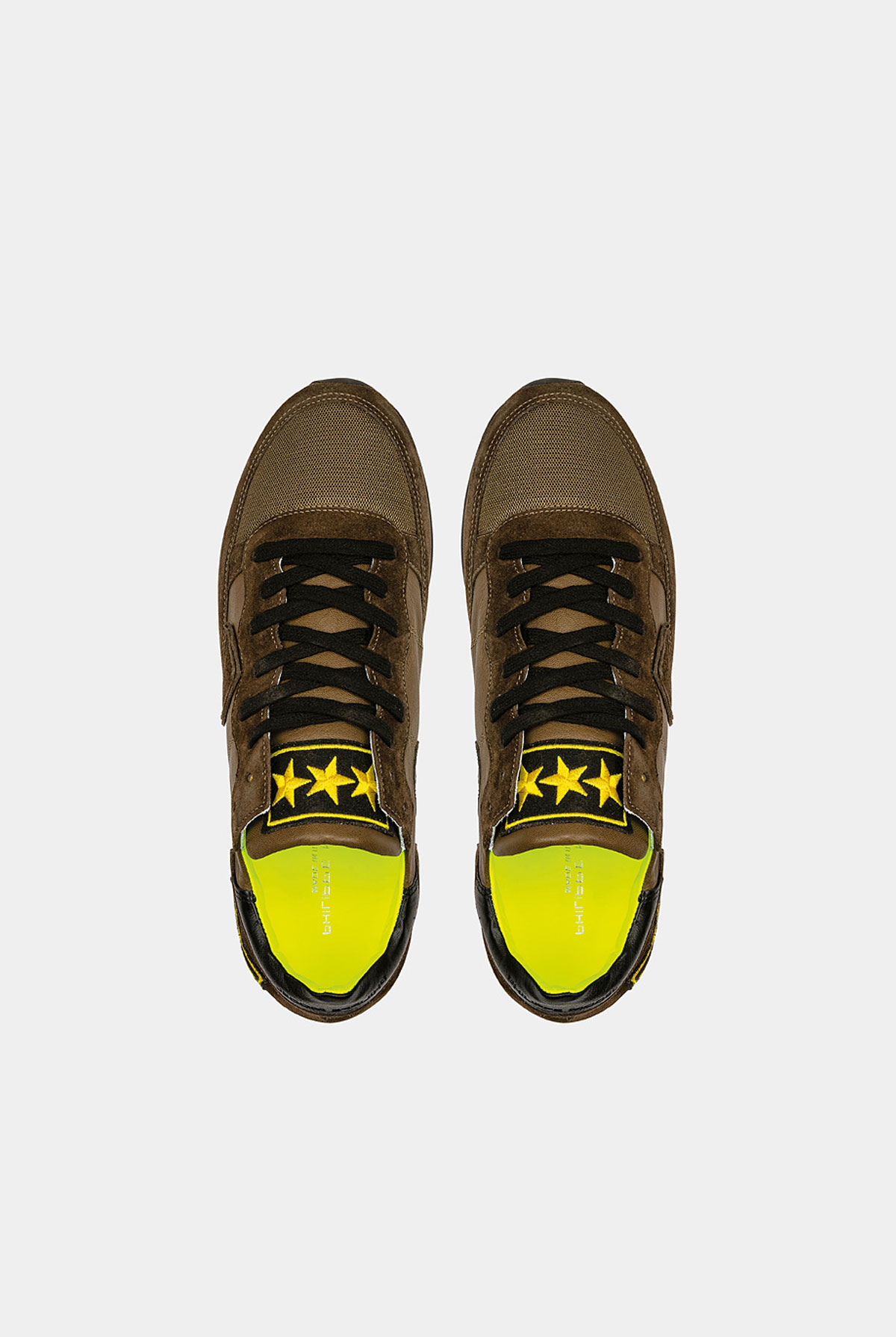 BASKETS PHILIPPE MODEL ARMY MARRON TRLU-UX20